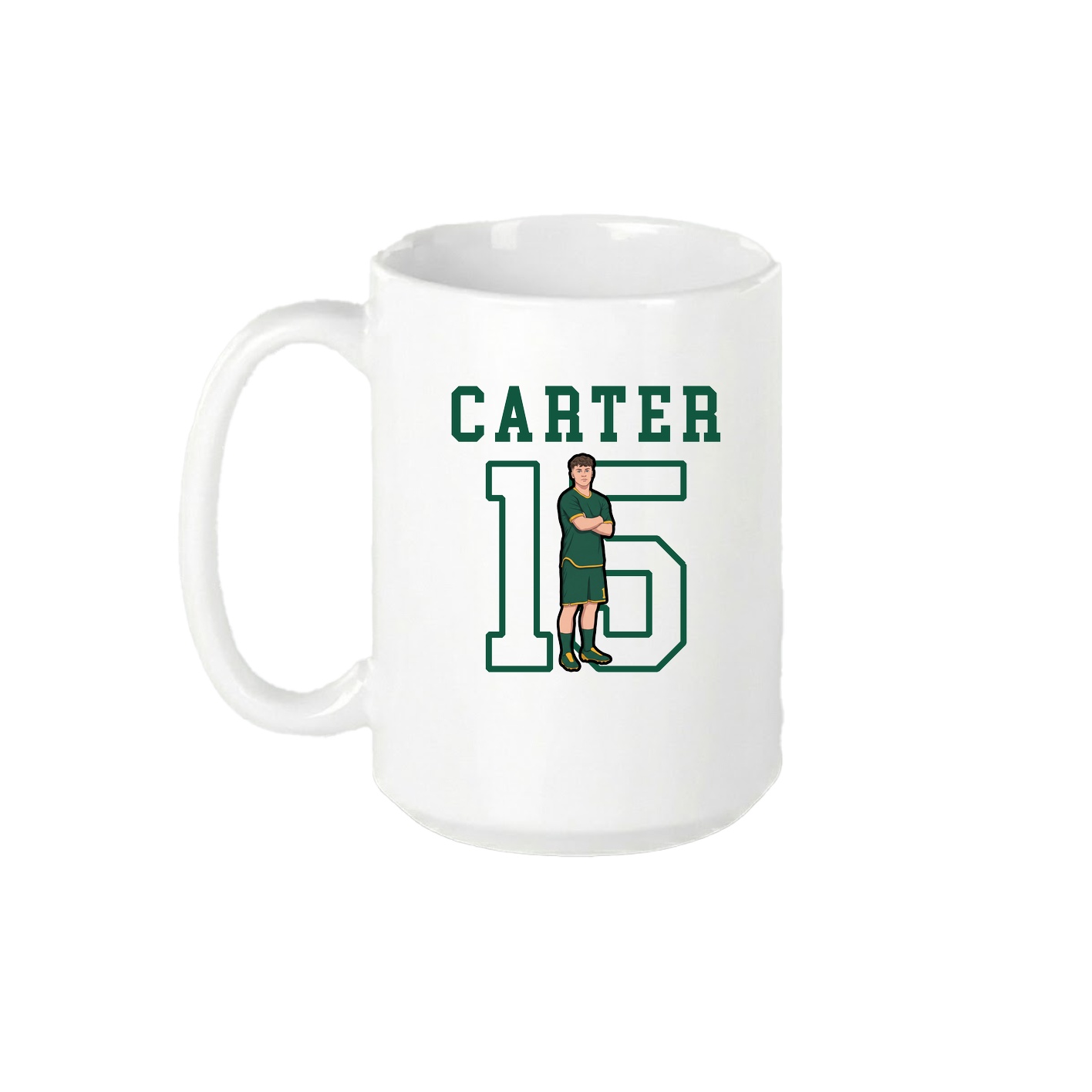 15oz Coffee Mug — Shirsey in White