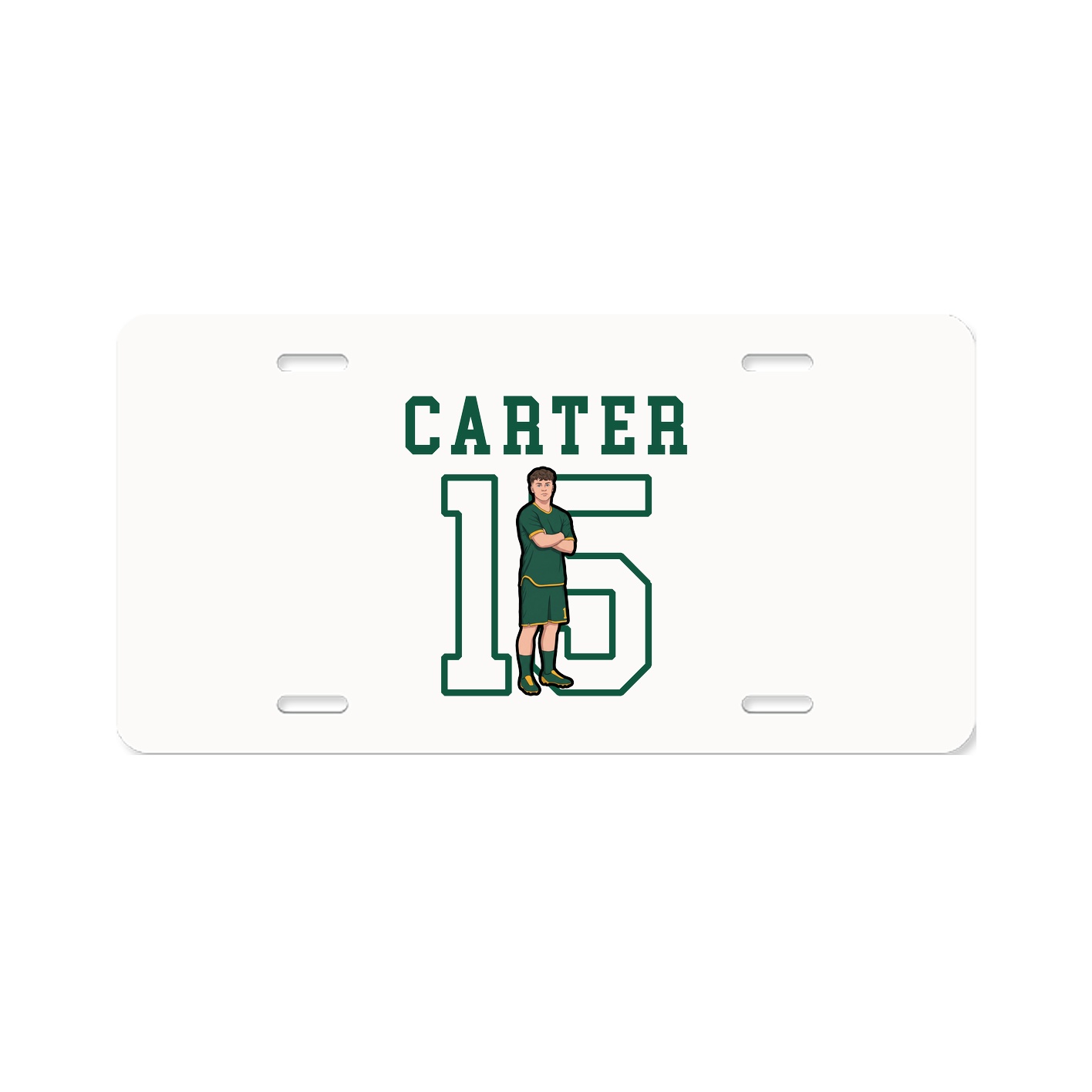 License Plate — Shirsey in Classic