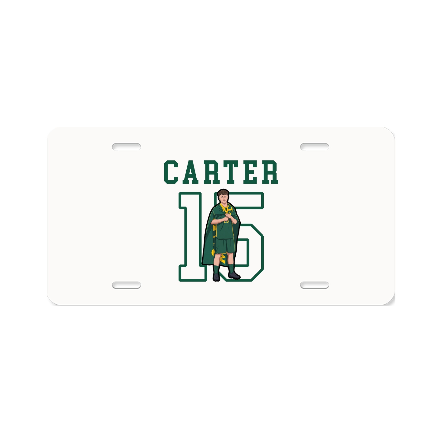 License Plate — Shirsey in Classic