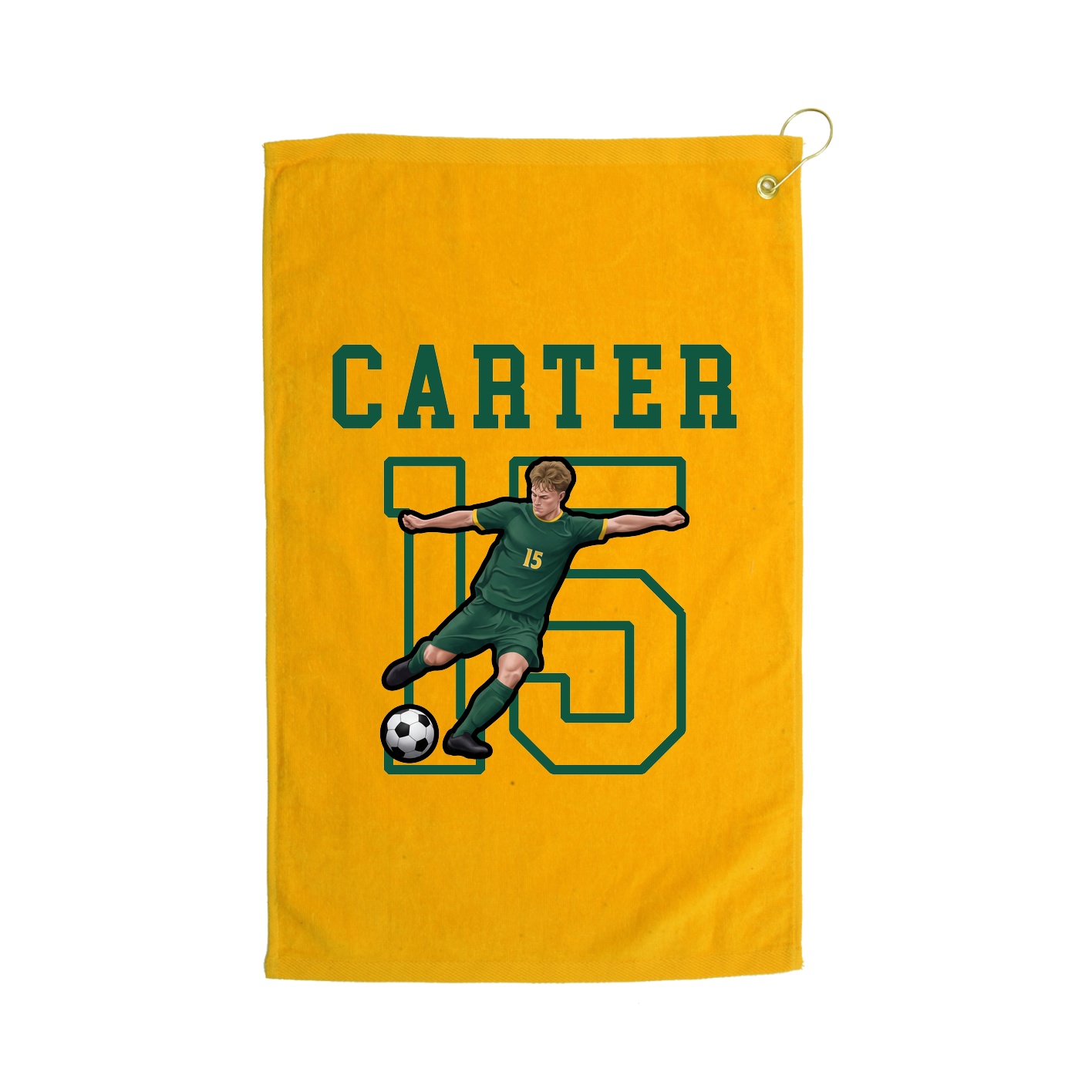 Golf Towel — Shirsey in Gold