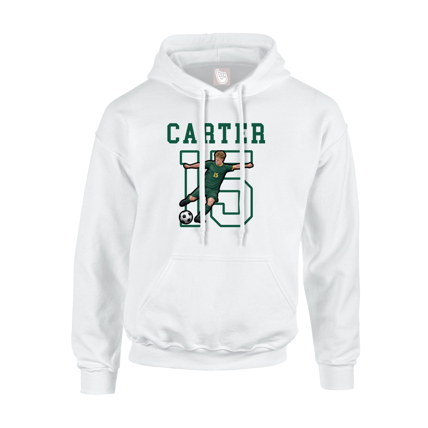 Youth Hoodie — Shirsey in White