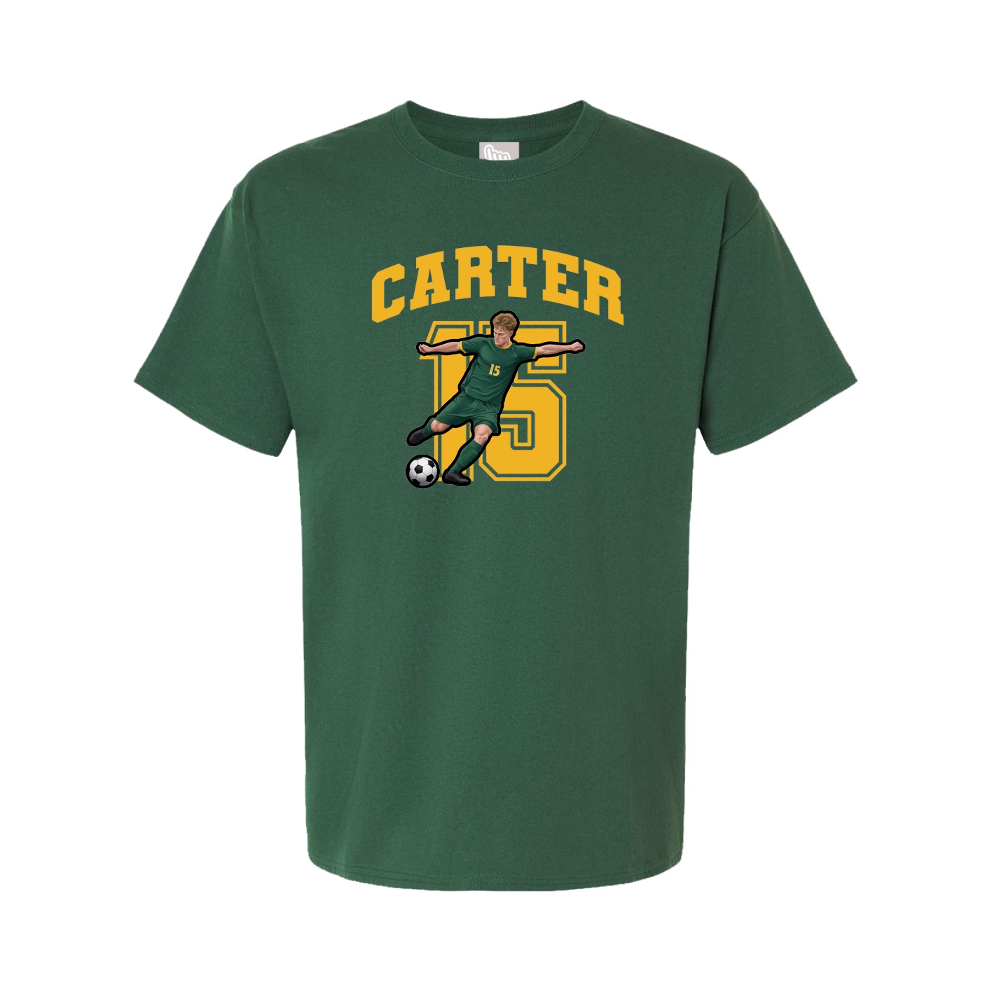 Tee — Number in Green
