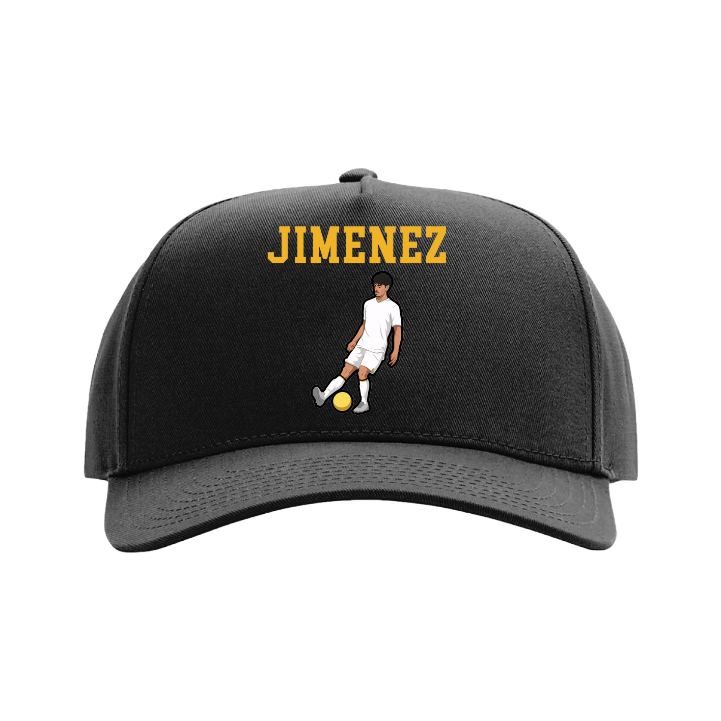 Full Fabric Five-Panel Champ Cap — Shirsey in Black