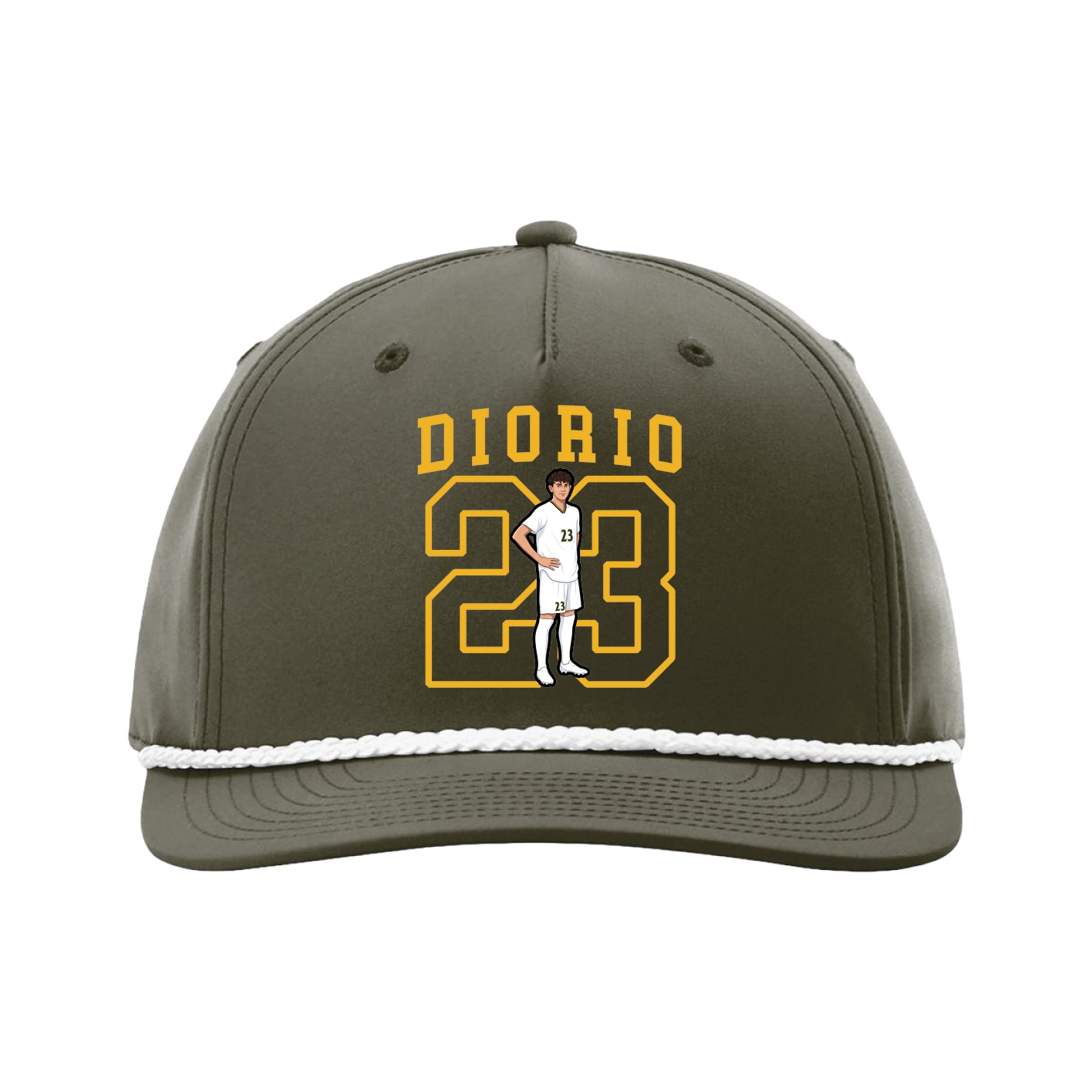 Five-Panel Classic Rope Cap — Shirsey in Green