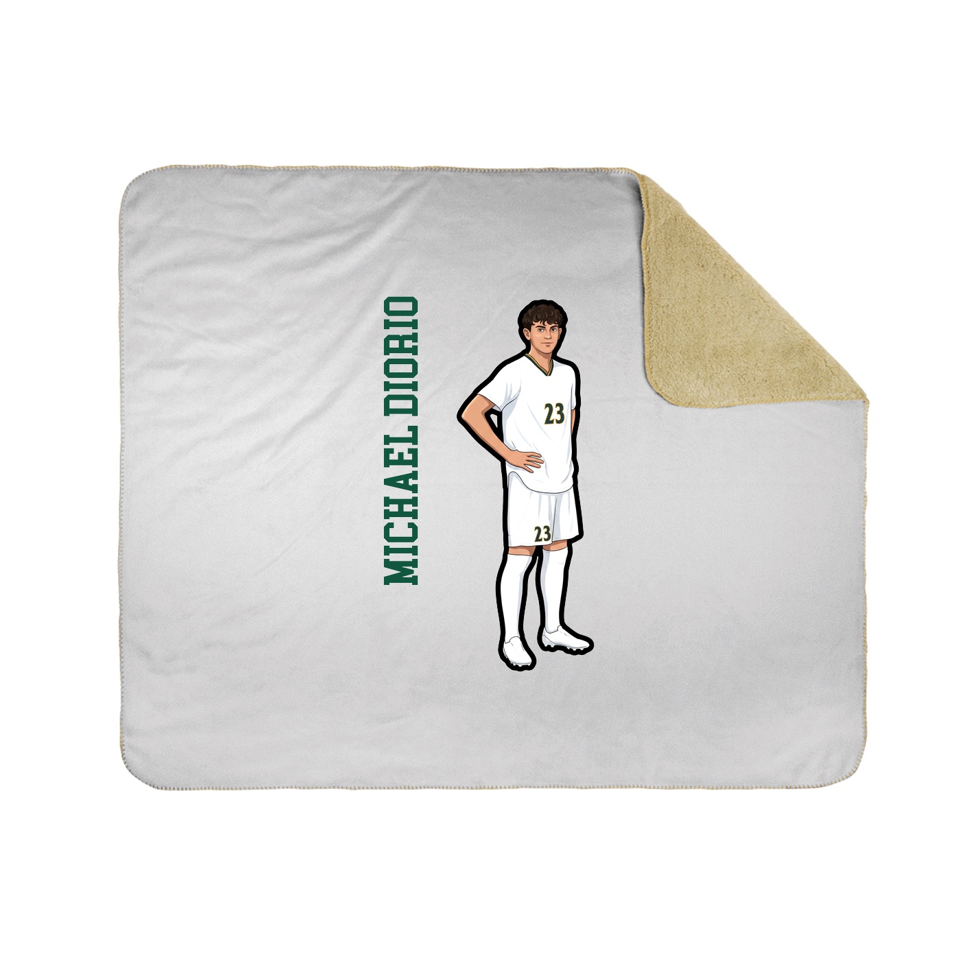 50x60 Sherpa Lined Throw Blanket