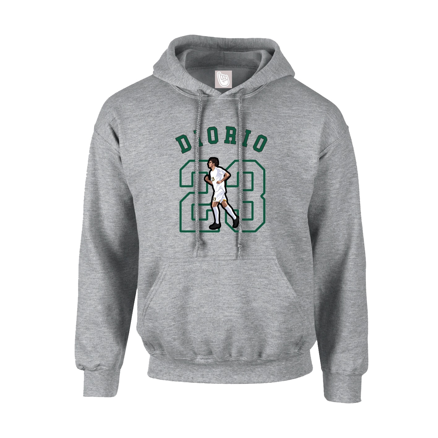 Youth Hoodie — Shirsey Arch in Grey