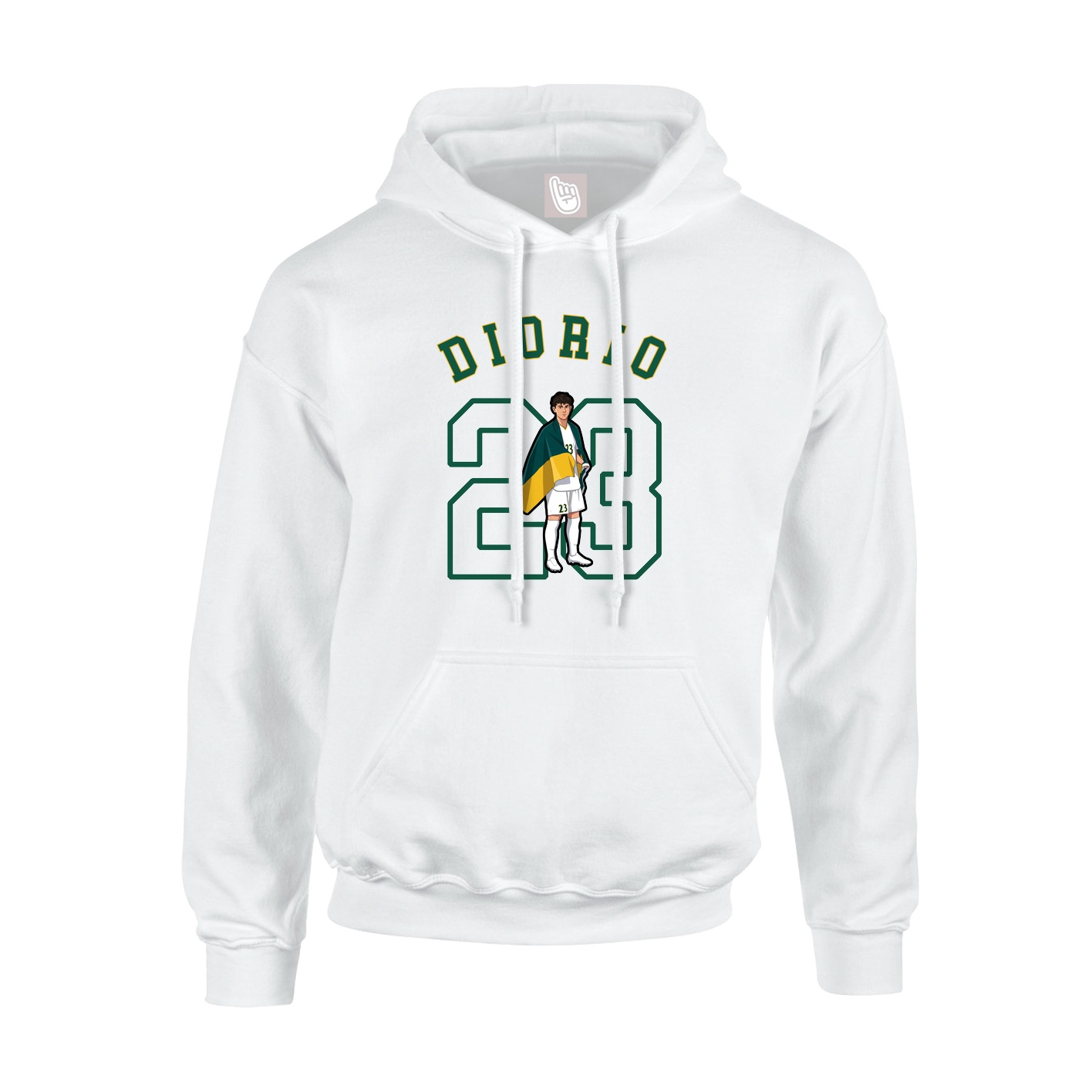 Hoodie — Shirsey Arch in White