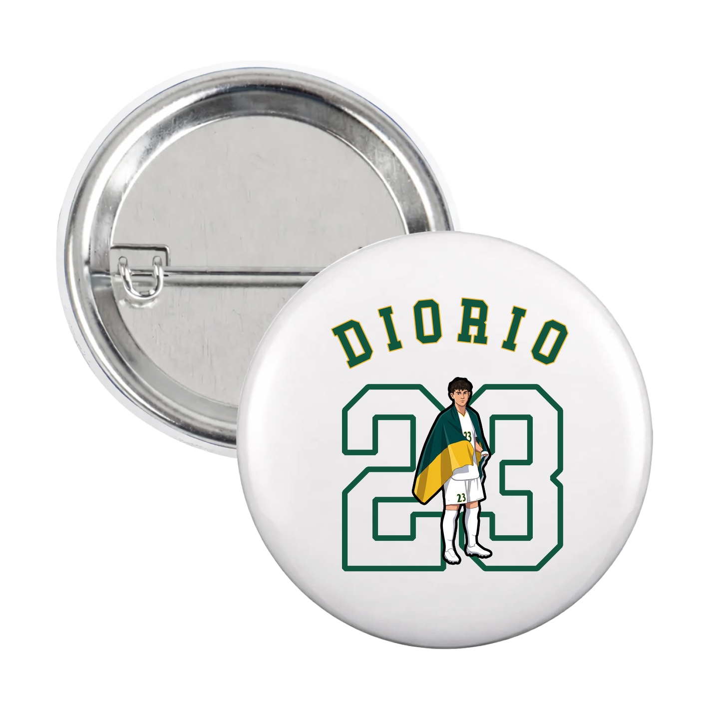 Game Day Button — Shirsey Arch in White