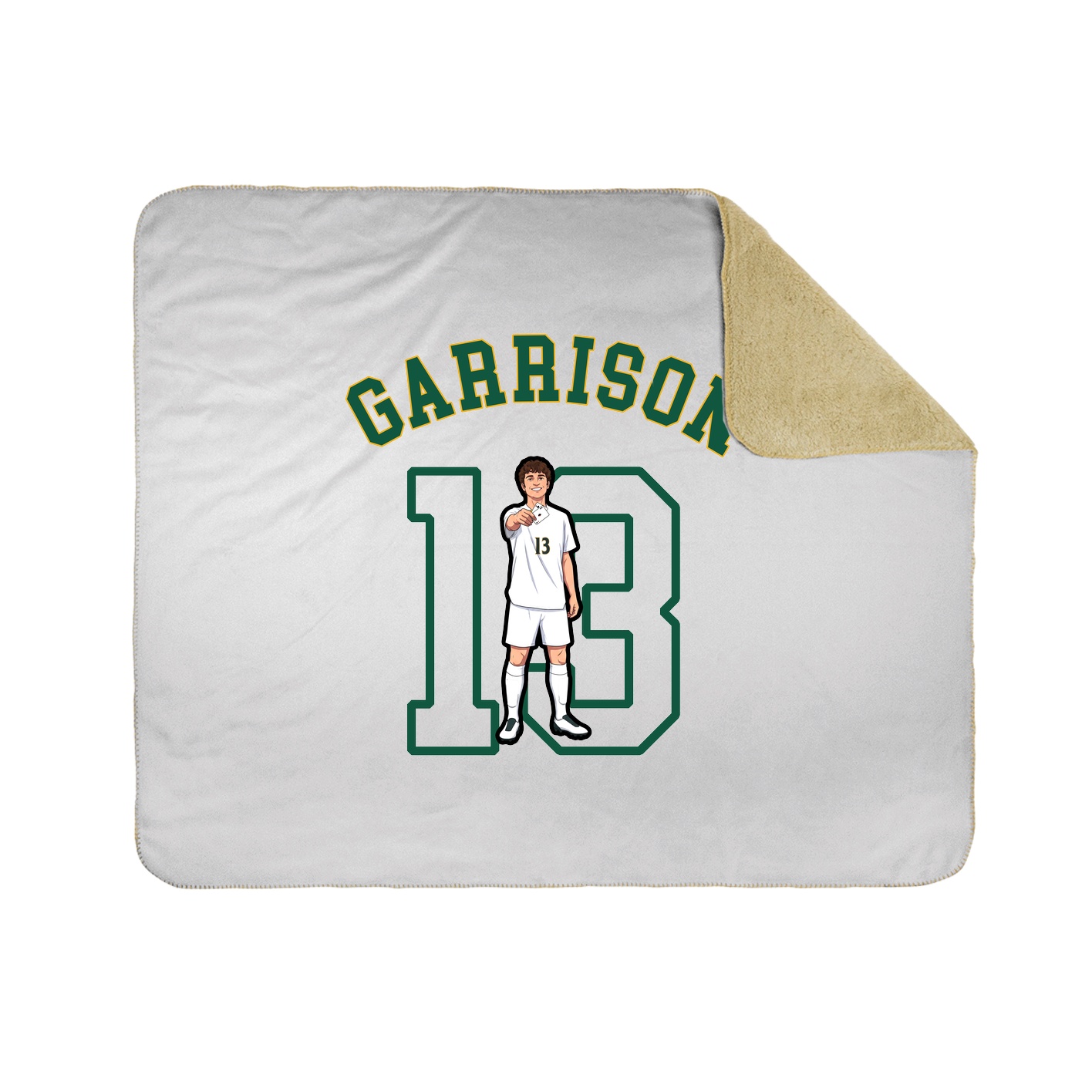 50x60 Sherpa Lined Throw Blanket