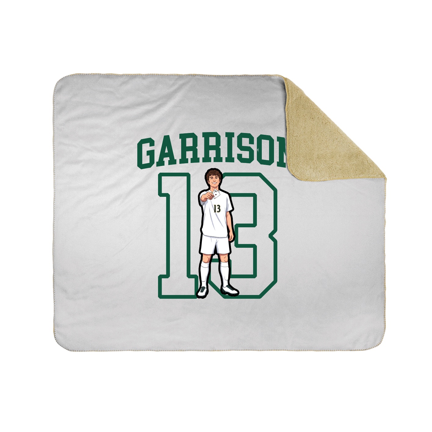 50x60 Sherpa Lined Throw Blanket