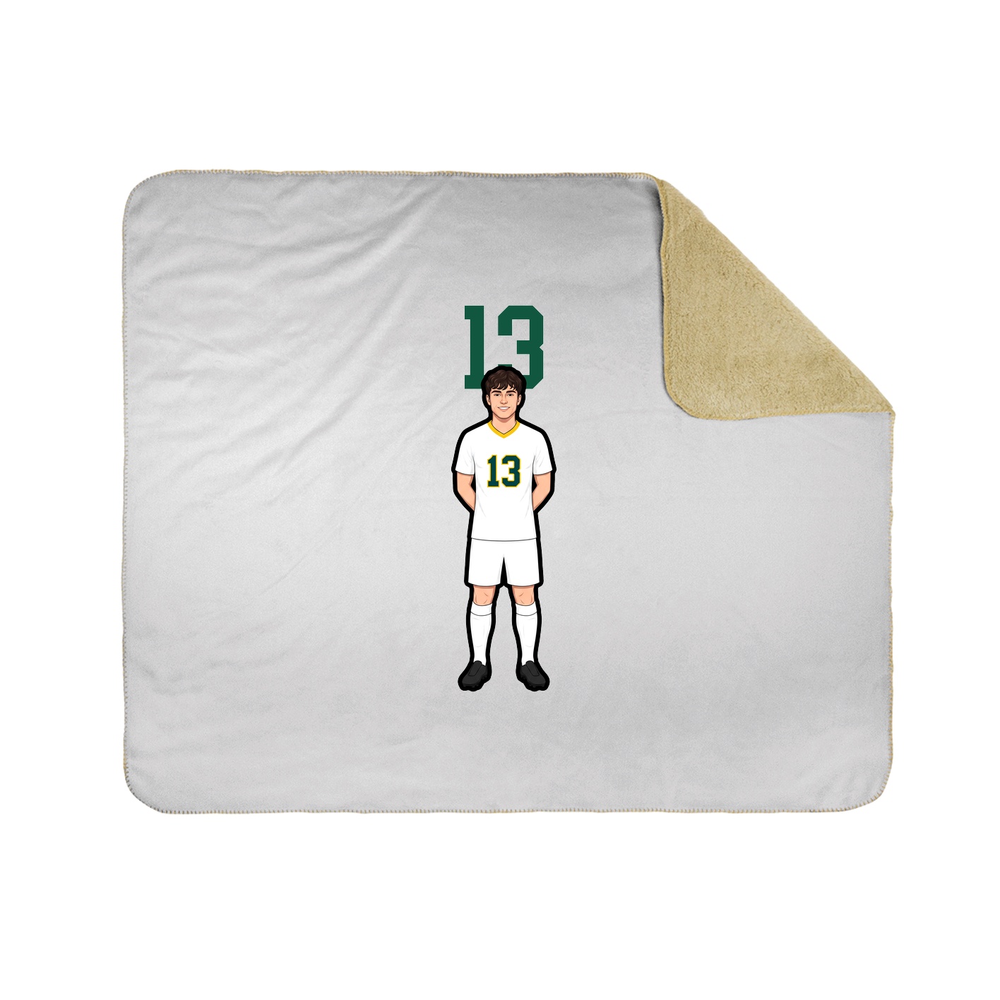 50x60 Sherpa Lined Throw Blanket