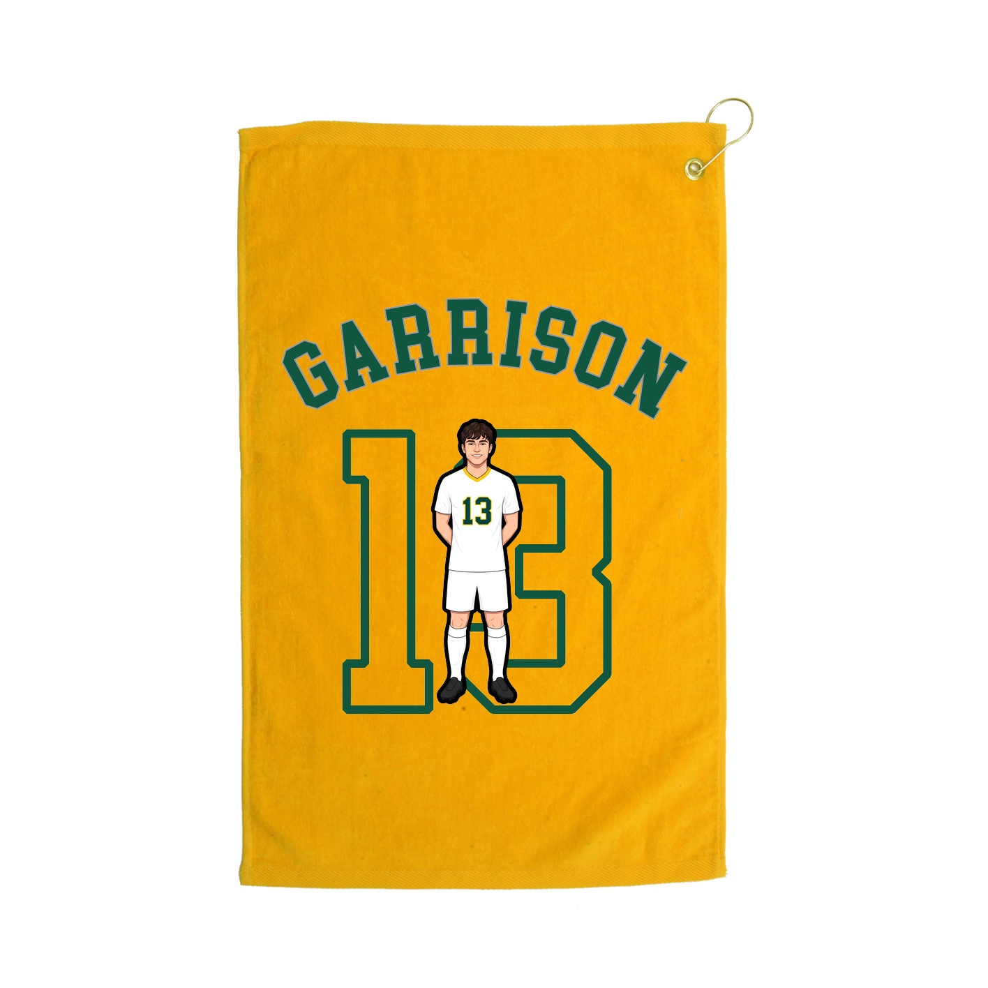 Golf Towel — Shirsey Arch in Gold