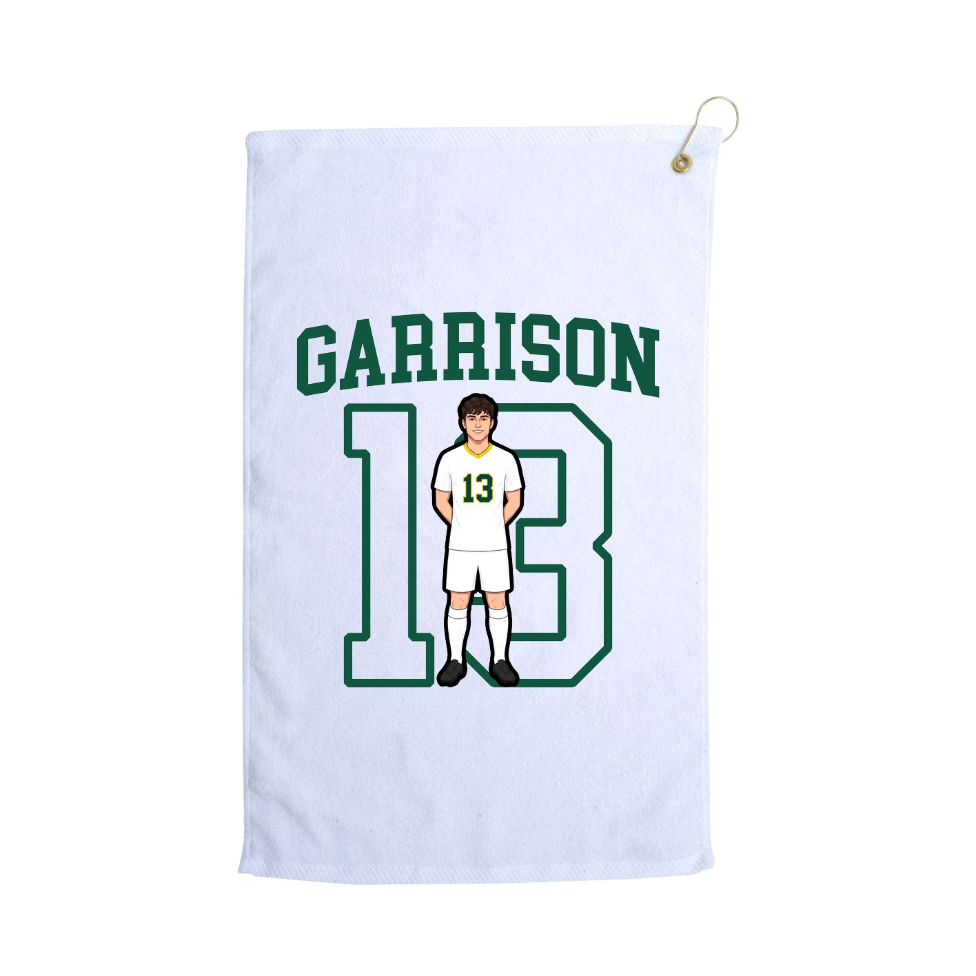 Golf Towel — Shirsey in White