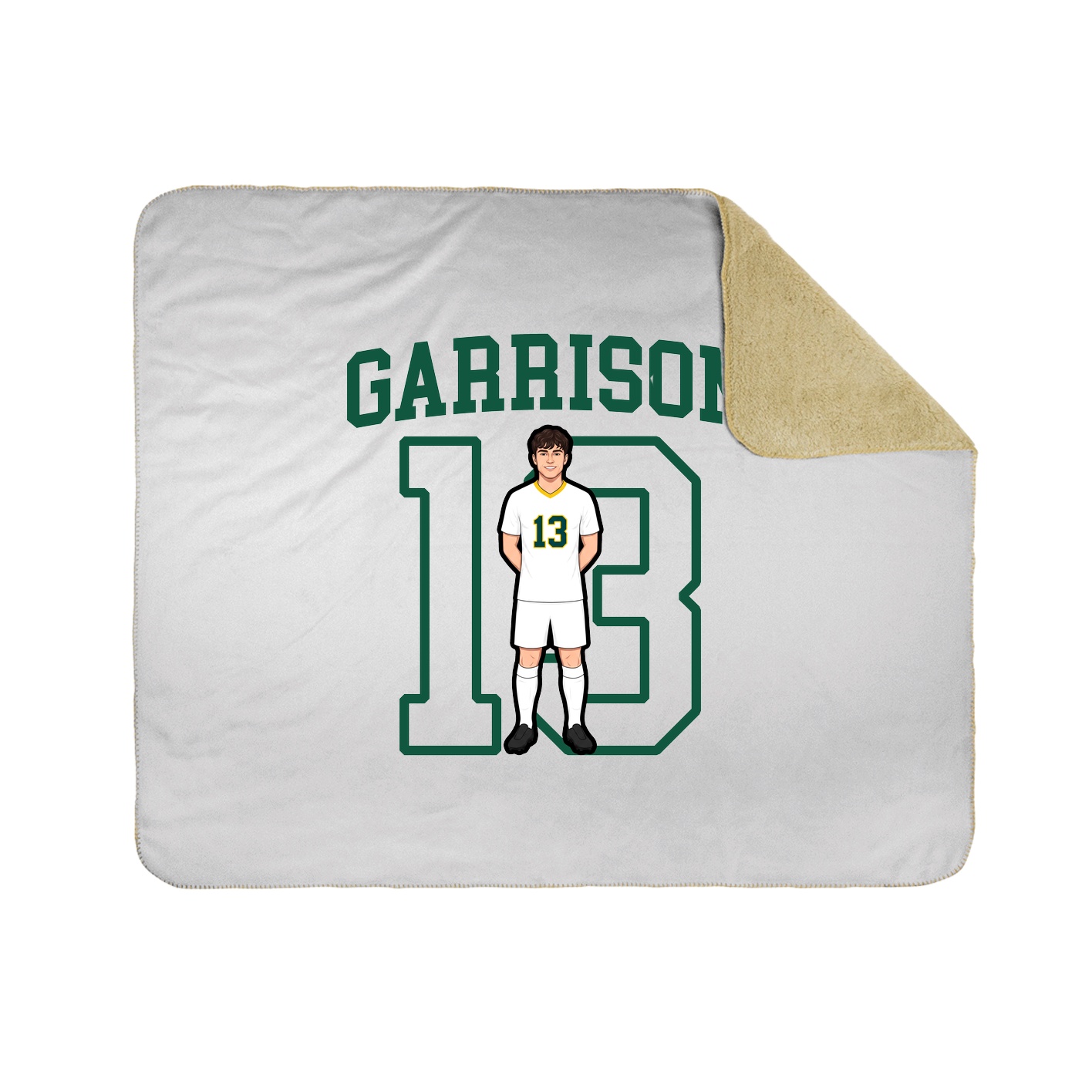 50x60 Sherpa Lined Throw Blanket