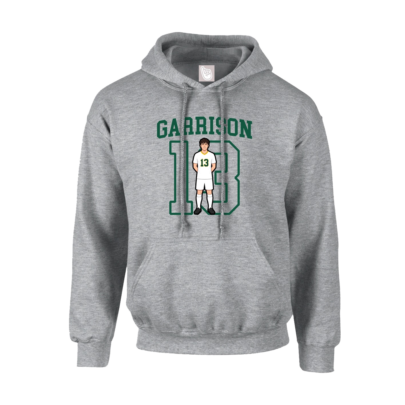 Hoodie — Shirsey in Grey
