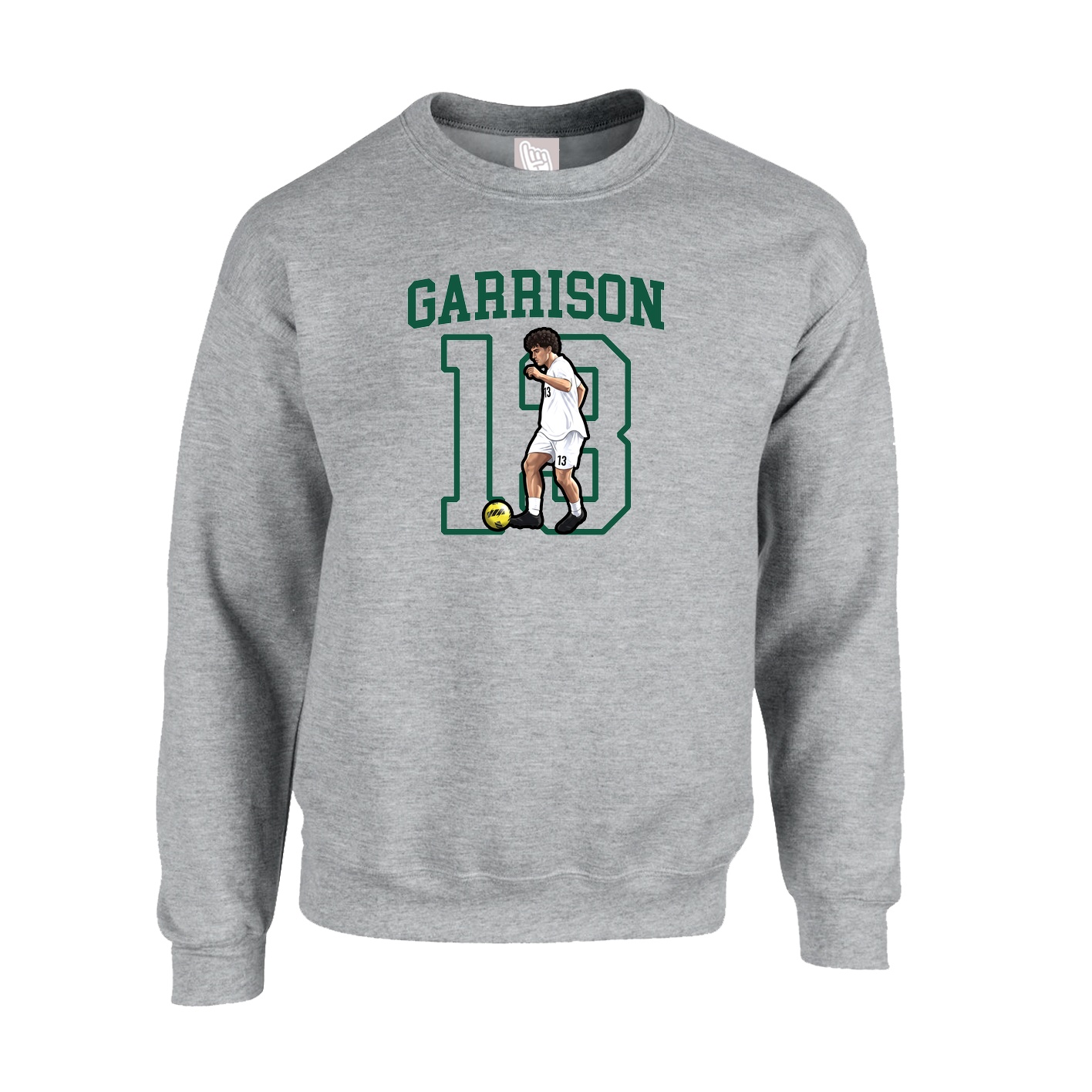 Fleece Crew — Shirsey in Grey