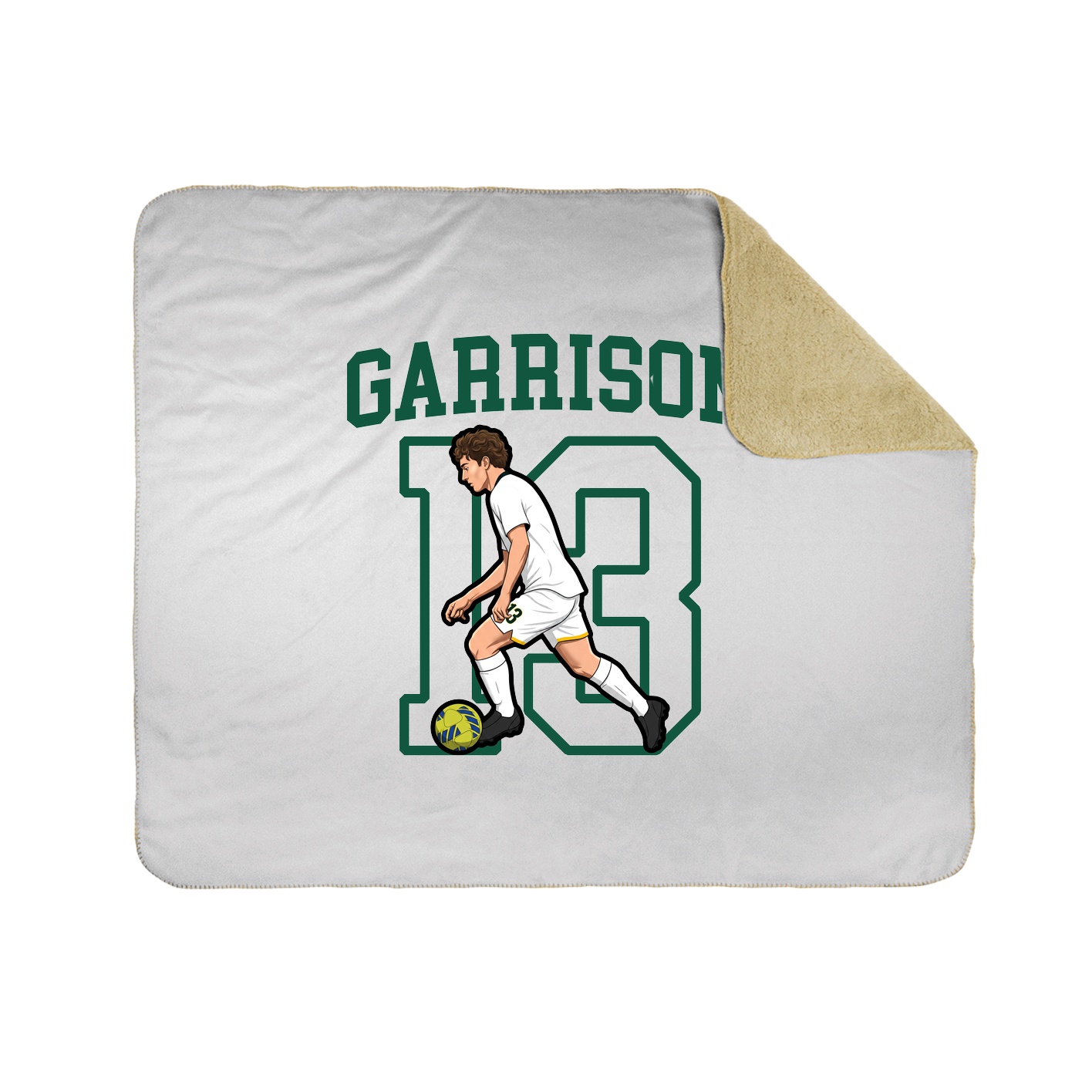 50x60 Sherpa Lined Throw Blanket