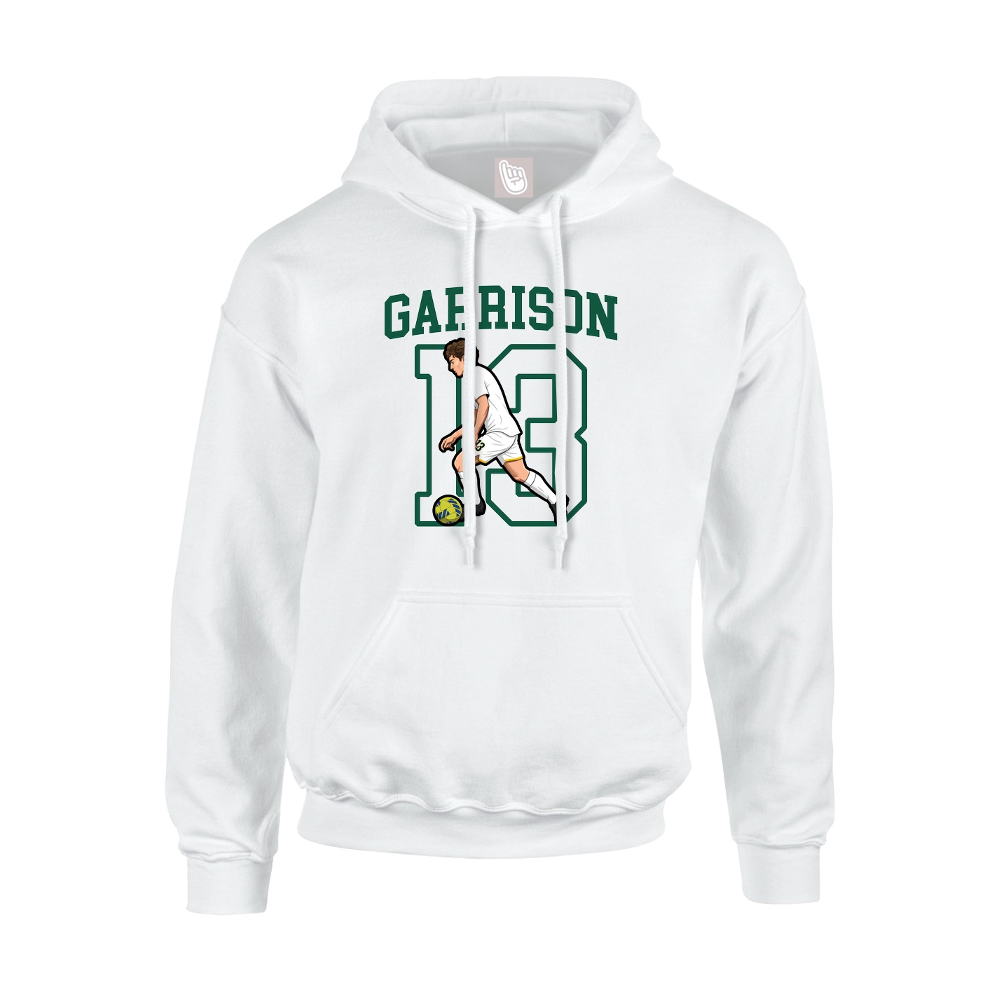 Youth Hoodie — Shirsey in White