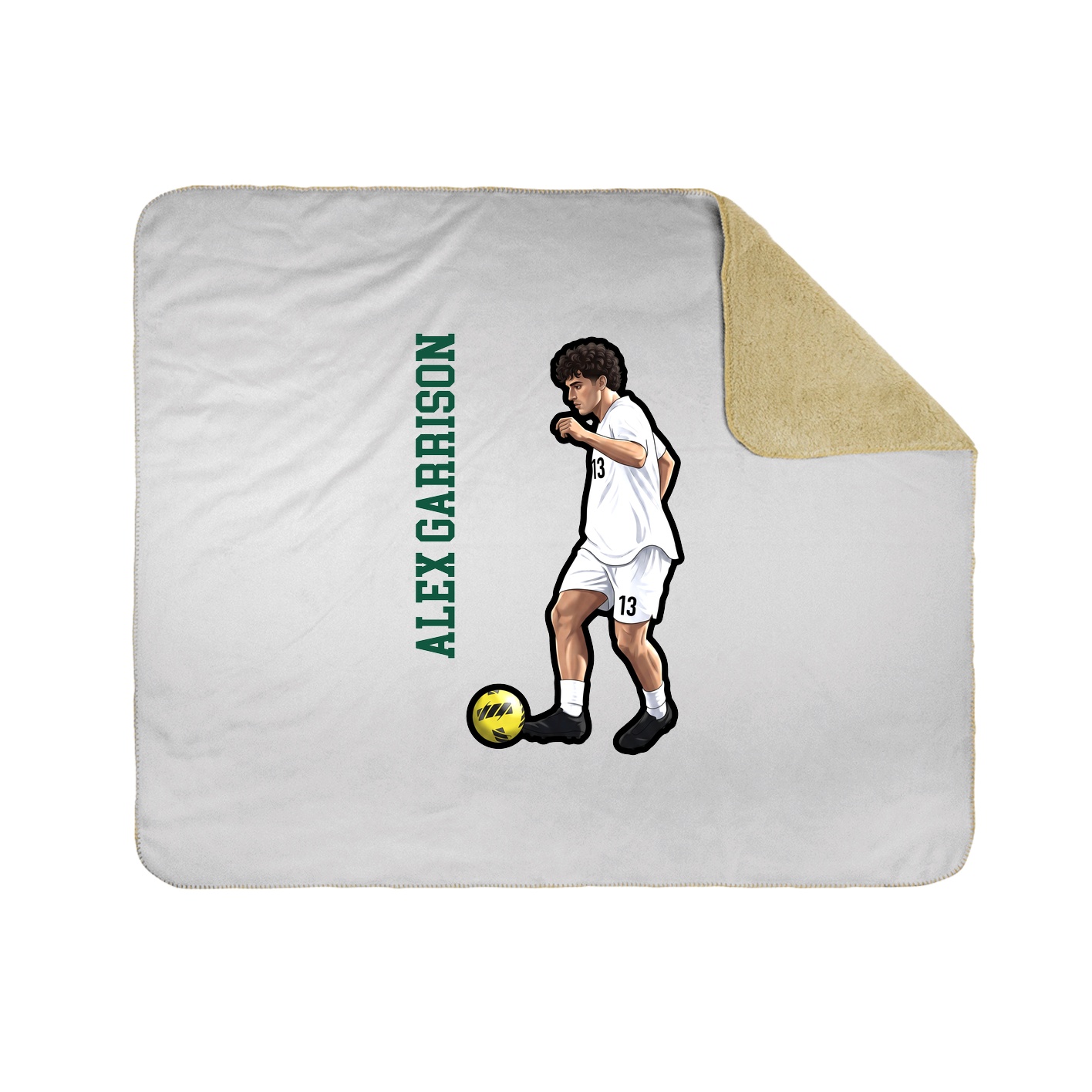 50x60 Sherpa Lined Throw Blanket