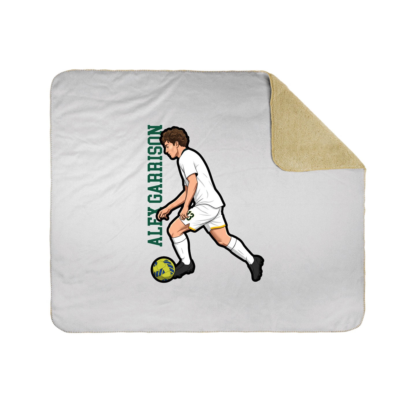 50x60 Sherpa Lined Throw Blanket