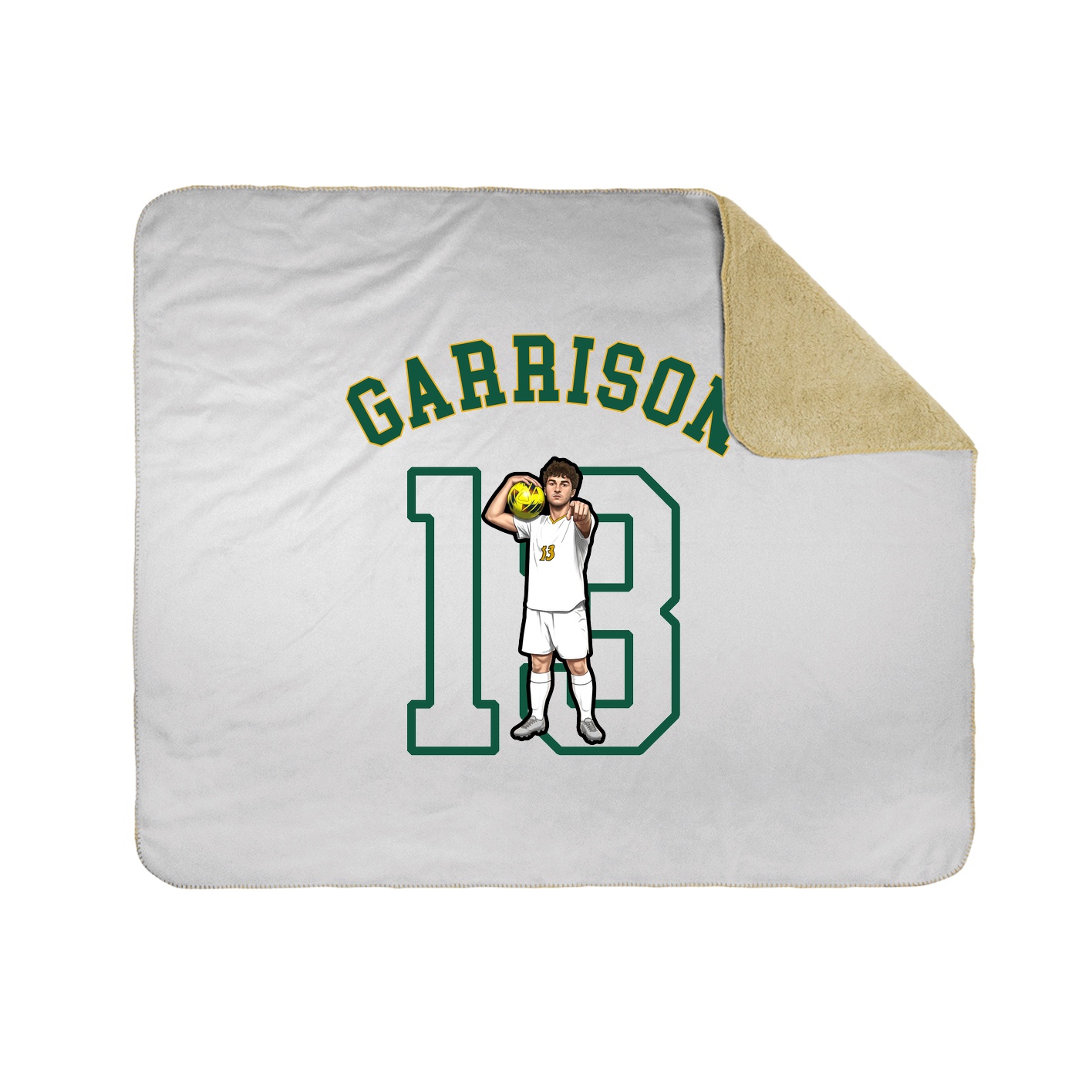 50x60 Sherpa Lined Throw Blanket