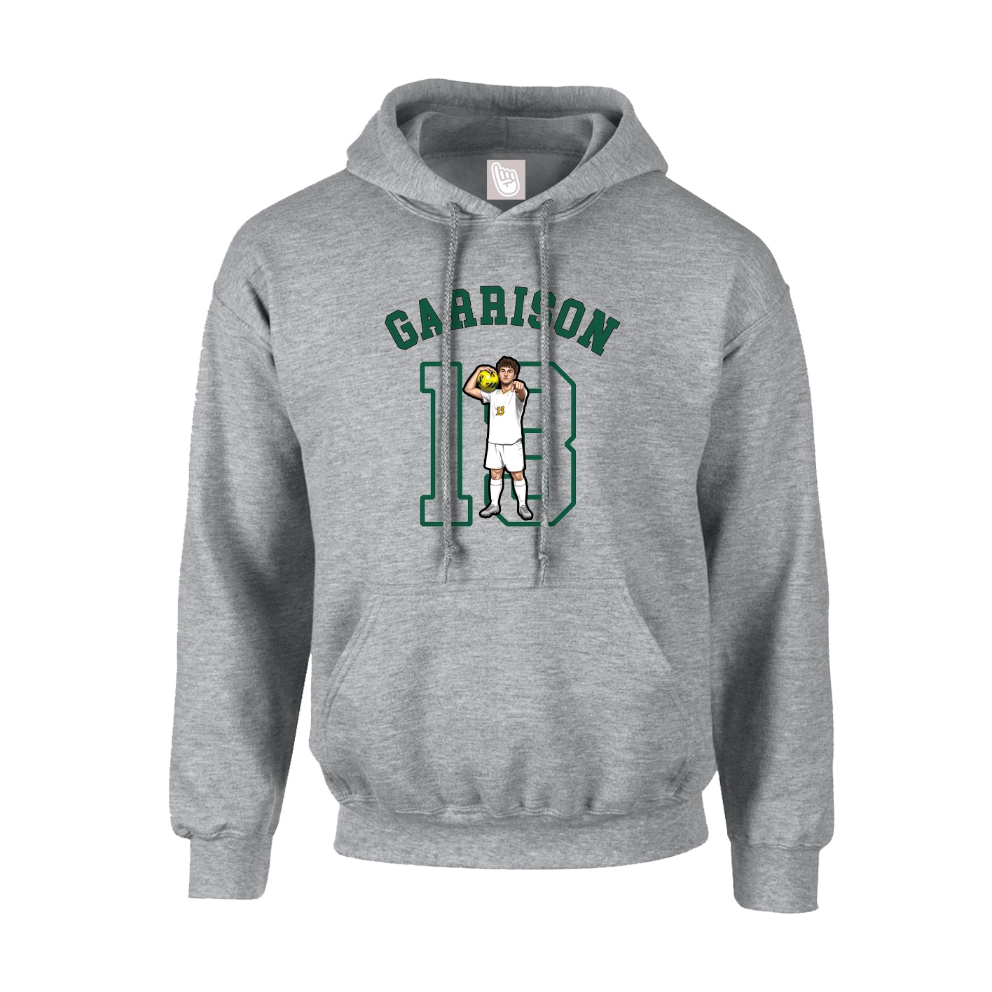 Youth Hoodie — Shirsey Arch in Grey