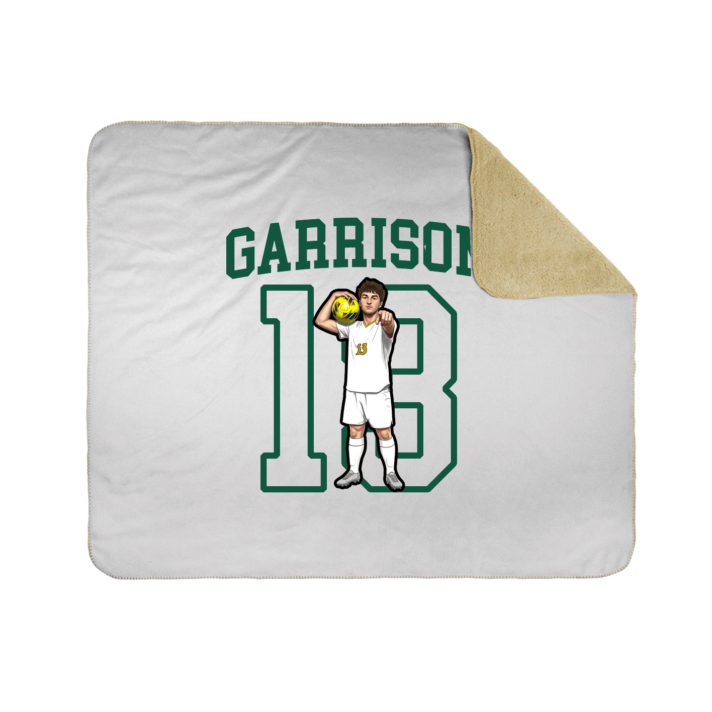 50x60 Sherpa Lined Throw Blanket