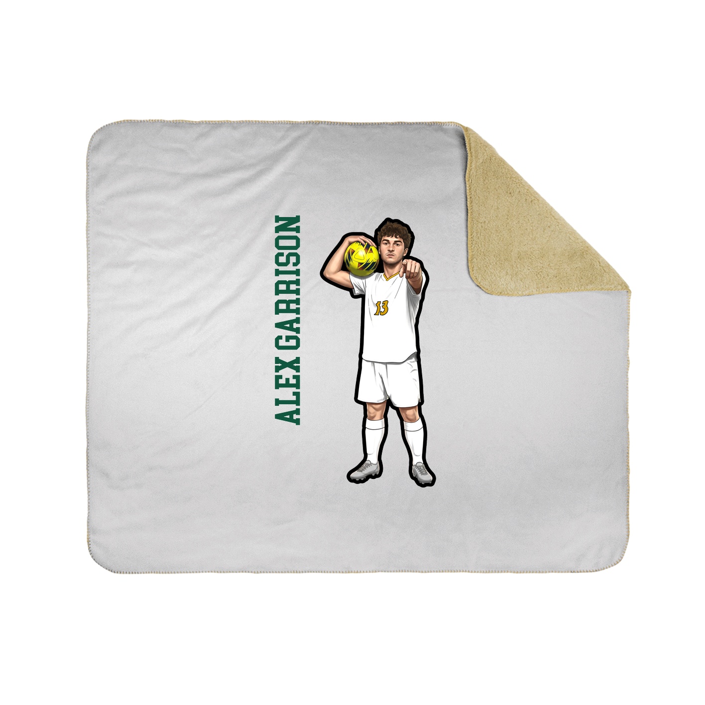 50x60 Sherpa Lined Throw Blanket