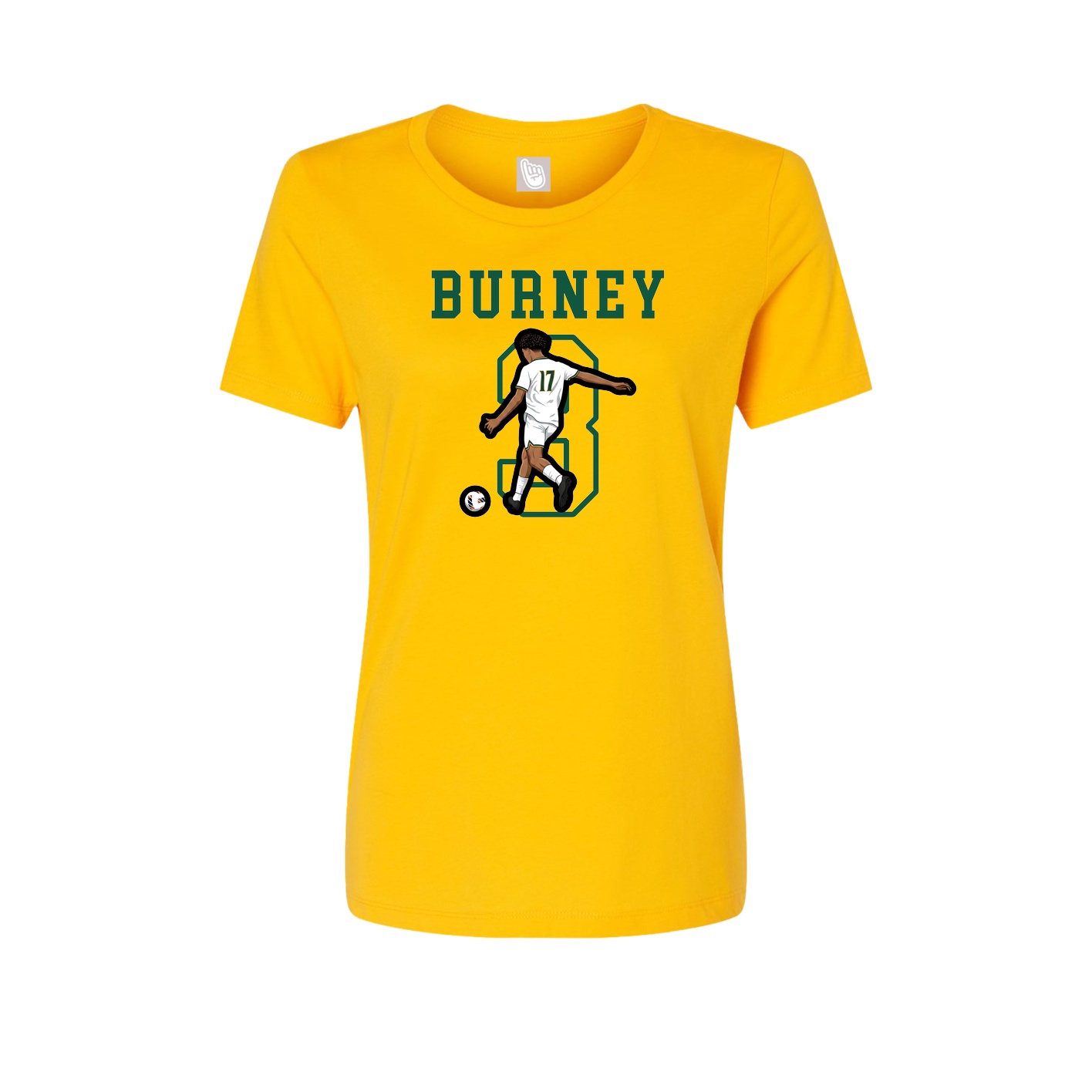Fitted Women's Tee — Shirsey in Gold