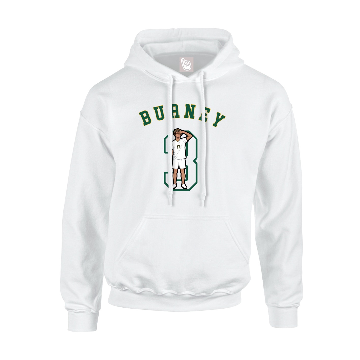 Hoodie — Shirsey Arch in White