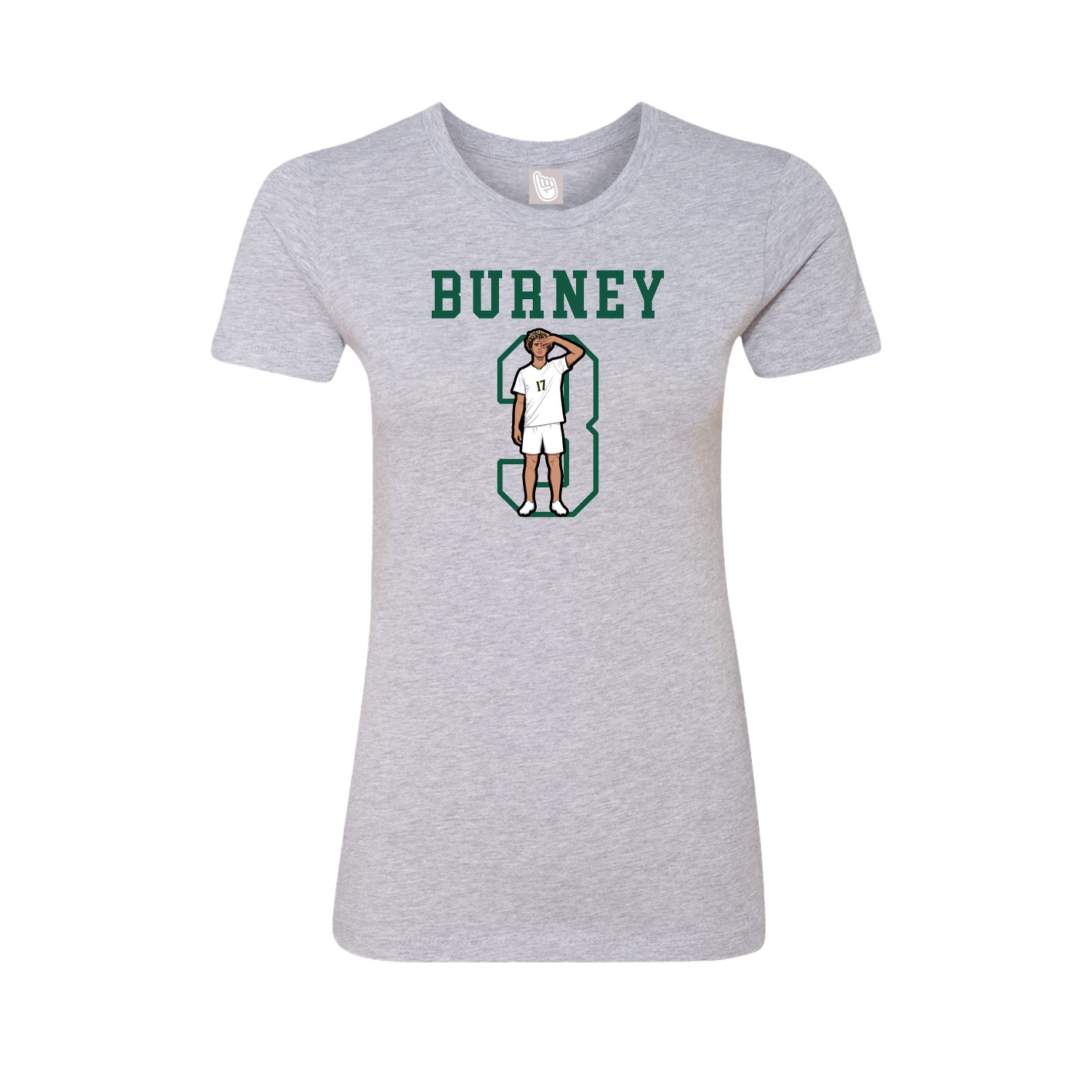 Fitted Women's Tee — Shirsey in Grey