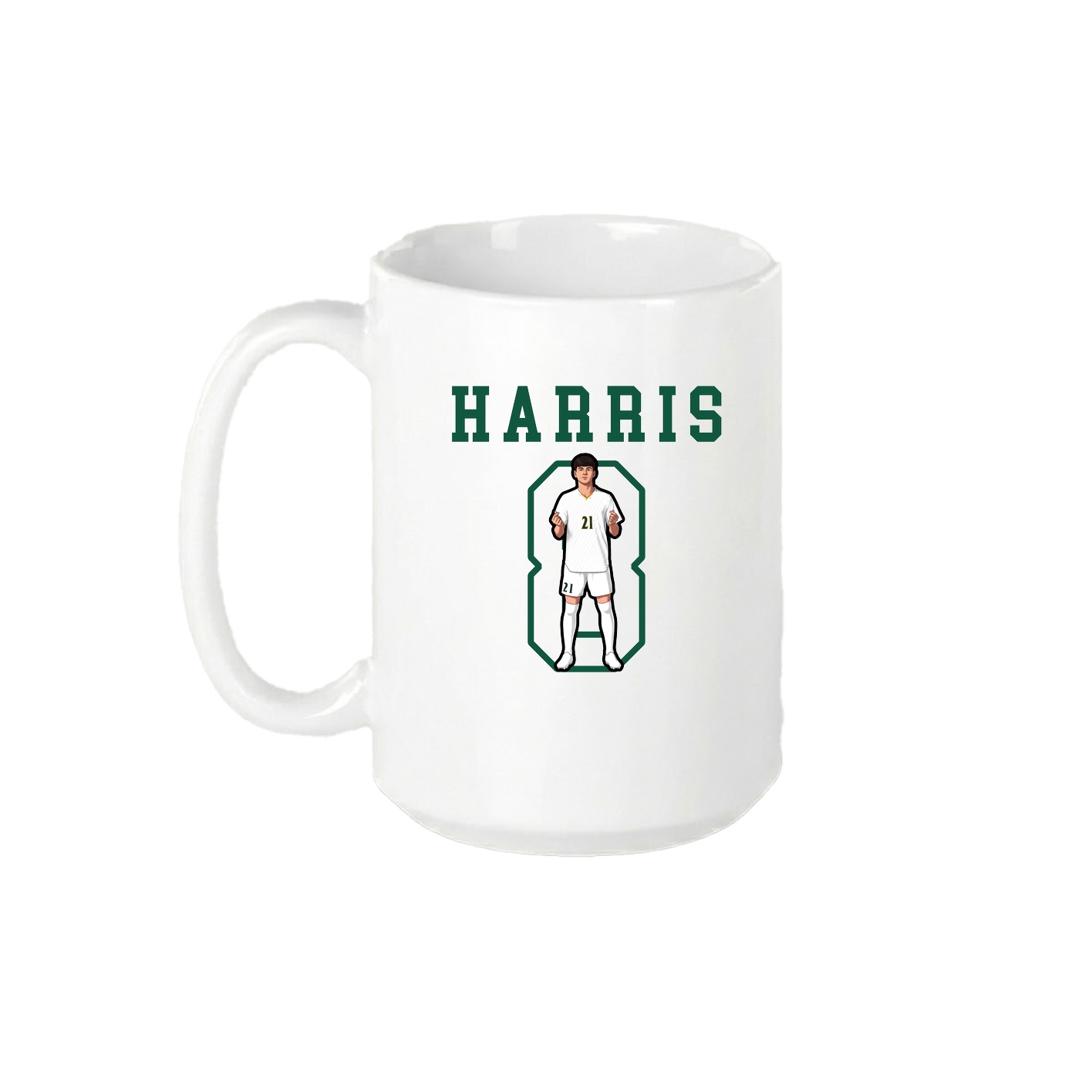 15oz Coffee Mug — Shirsey in White