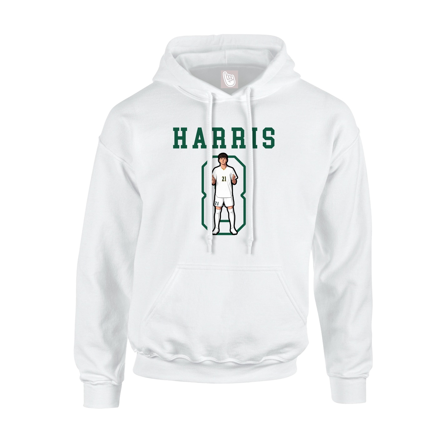 Youth Hoodie — Shirsey in White