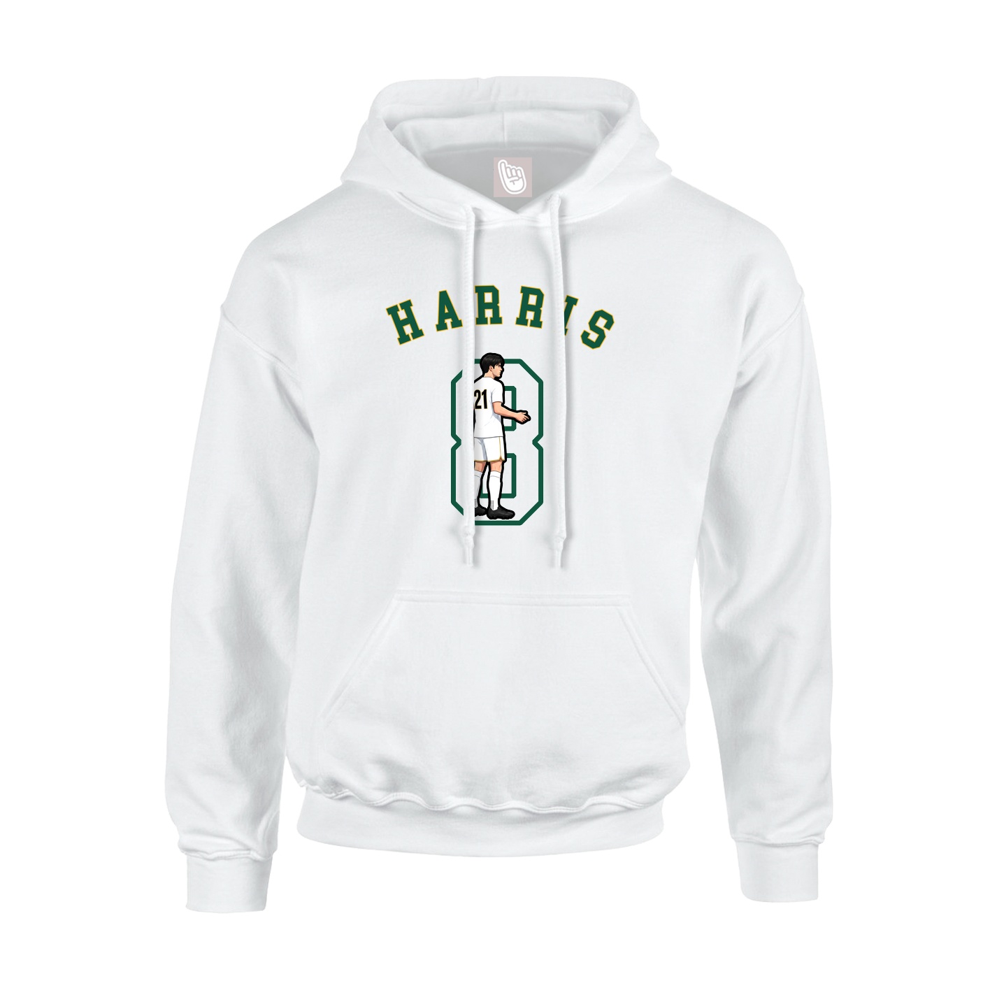 Hoodie — Shirsey Arch in White
