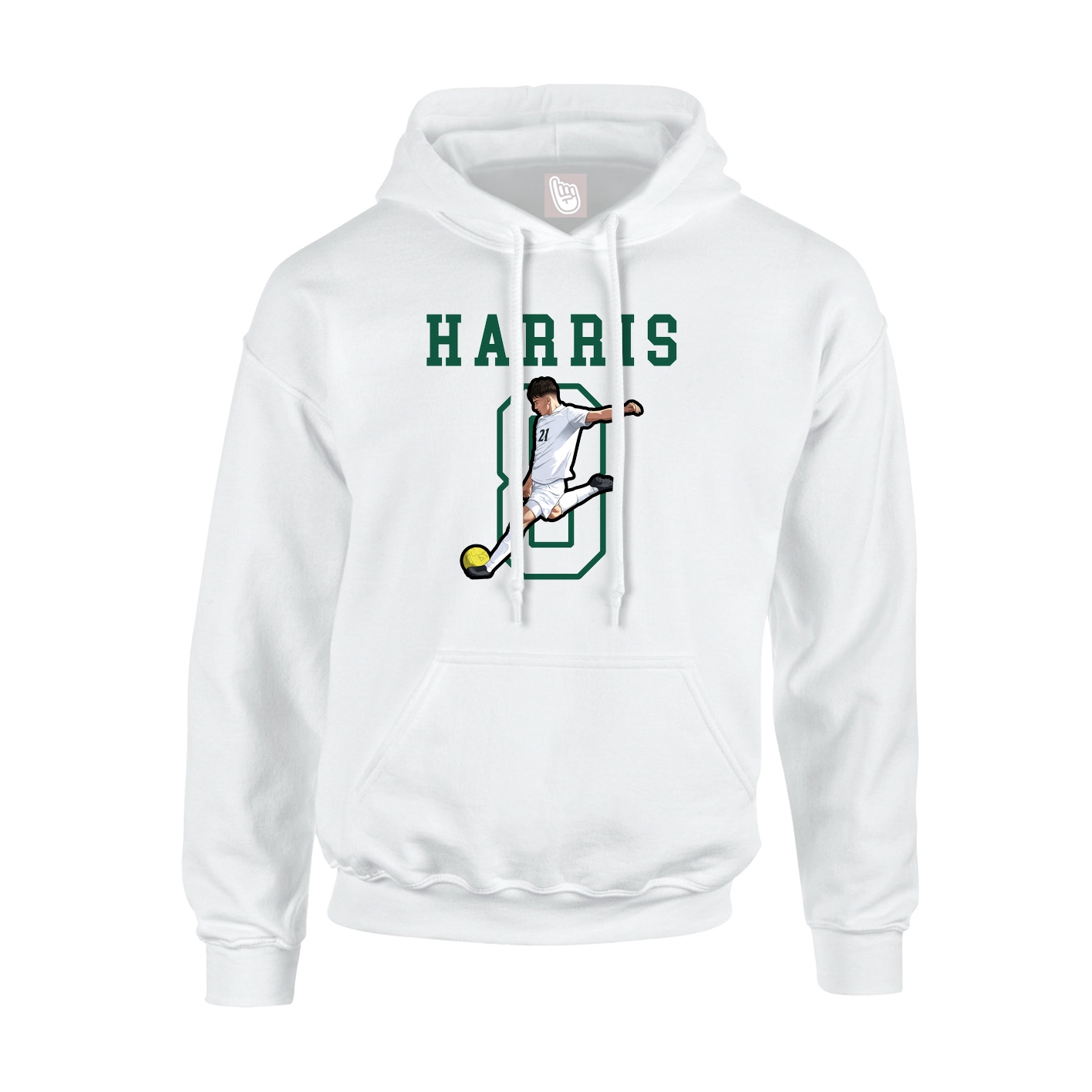 Youth Hoodie — Shirsey in White