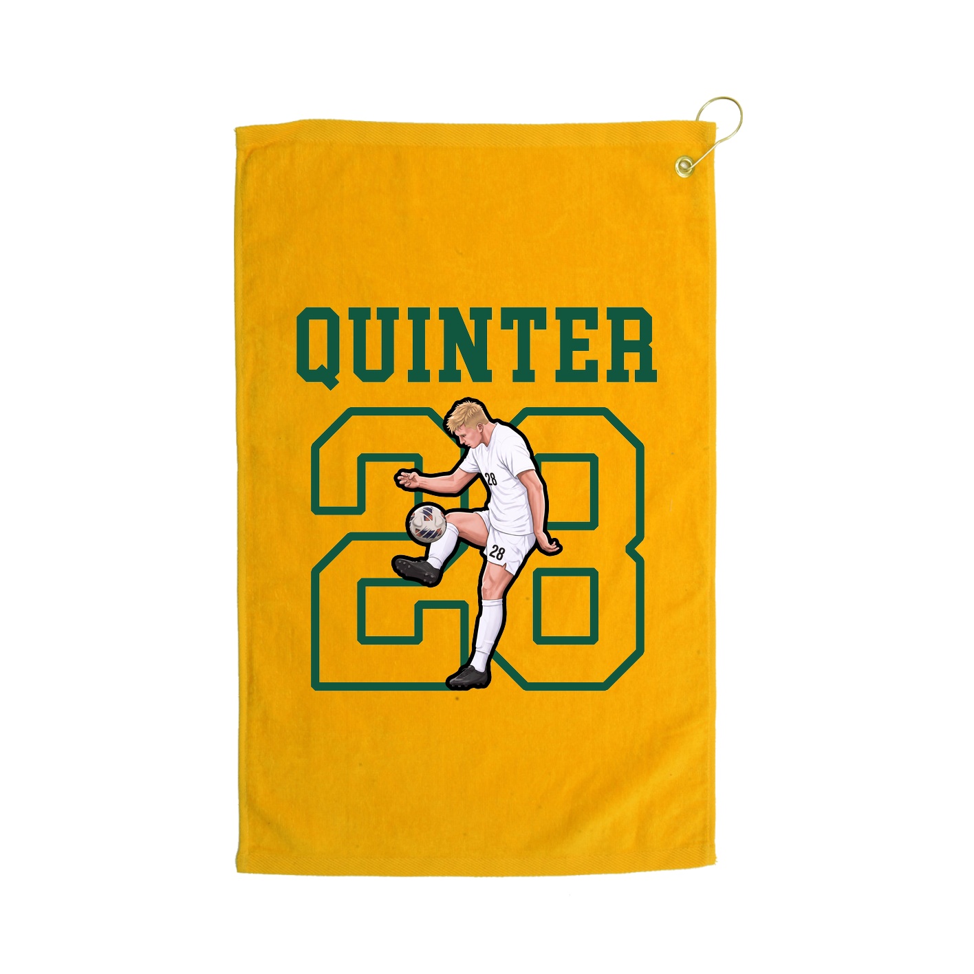 Golf Towel — Shirsey in Gold