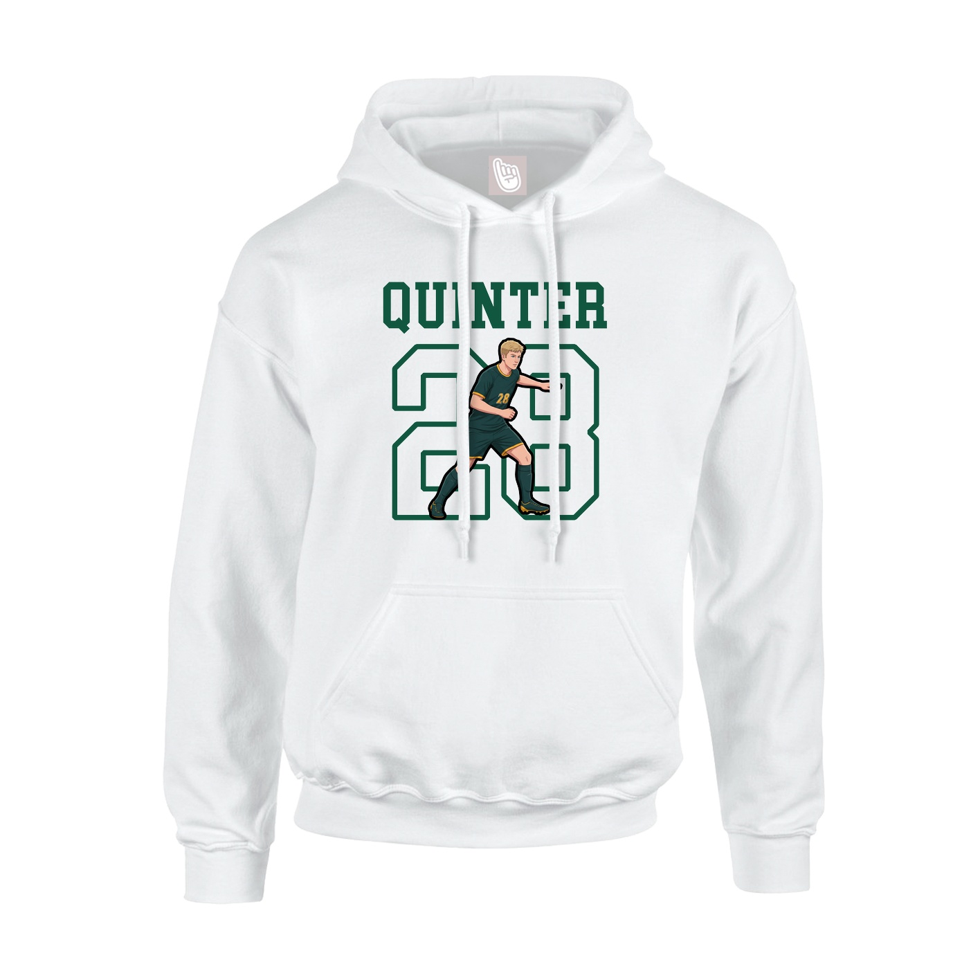 Youth Hoodie — Shirsey in White
