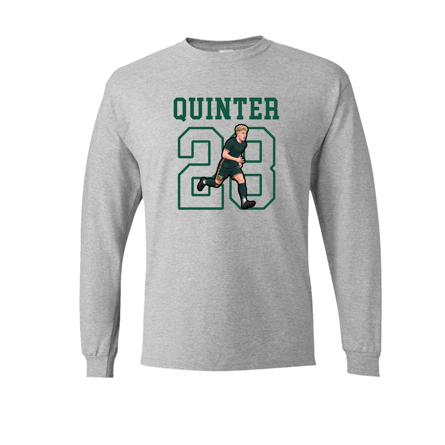 Long Sleeve Tee — Shirsey in Grey