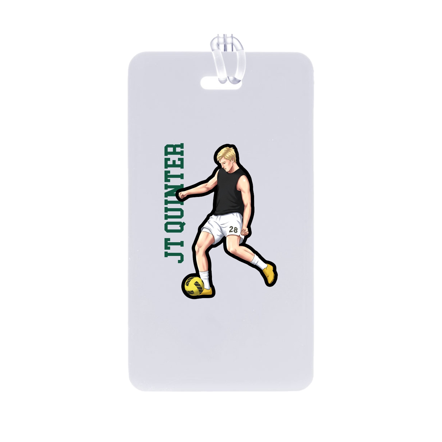 Bag Tag — Name Vertical in Classic