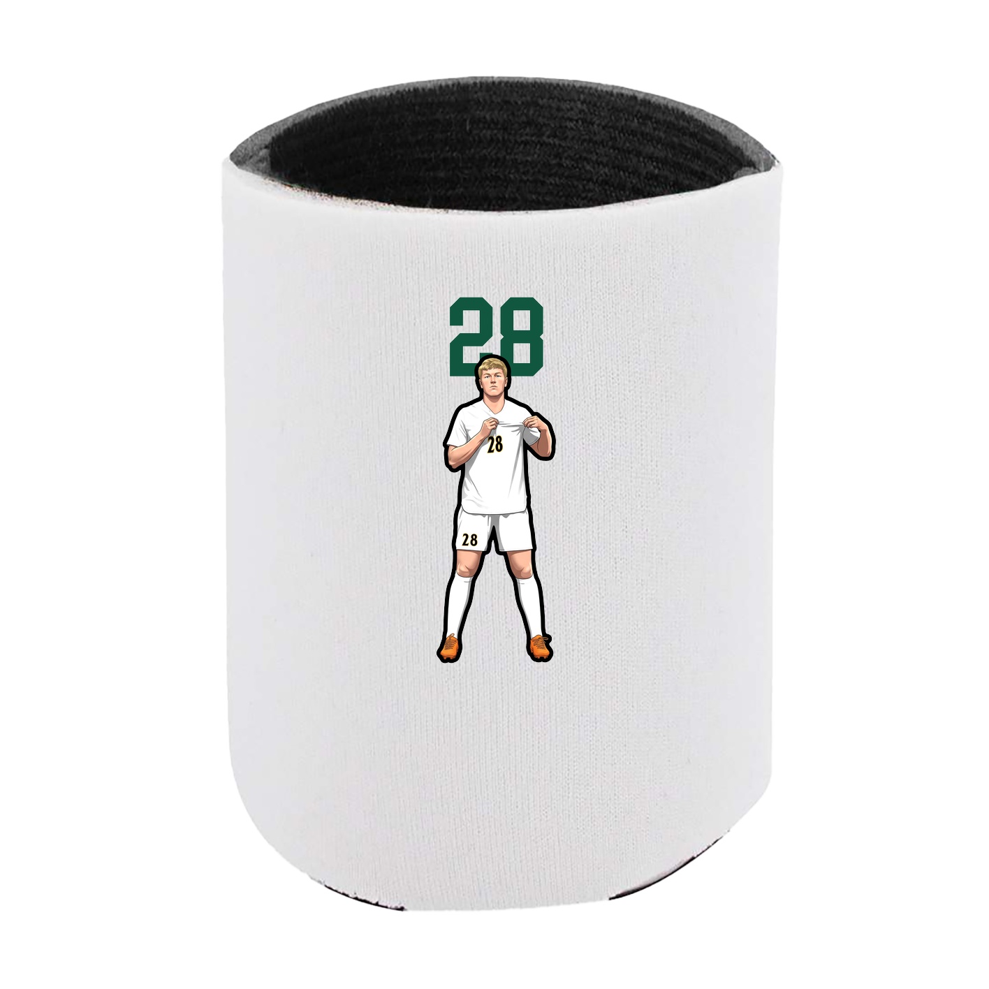 Can Holder — Number Top in White