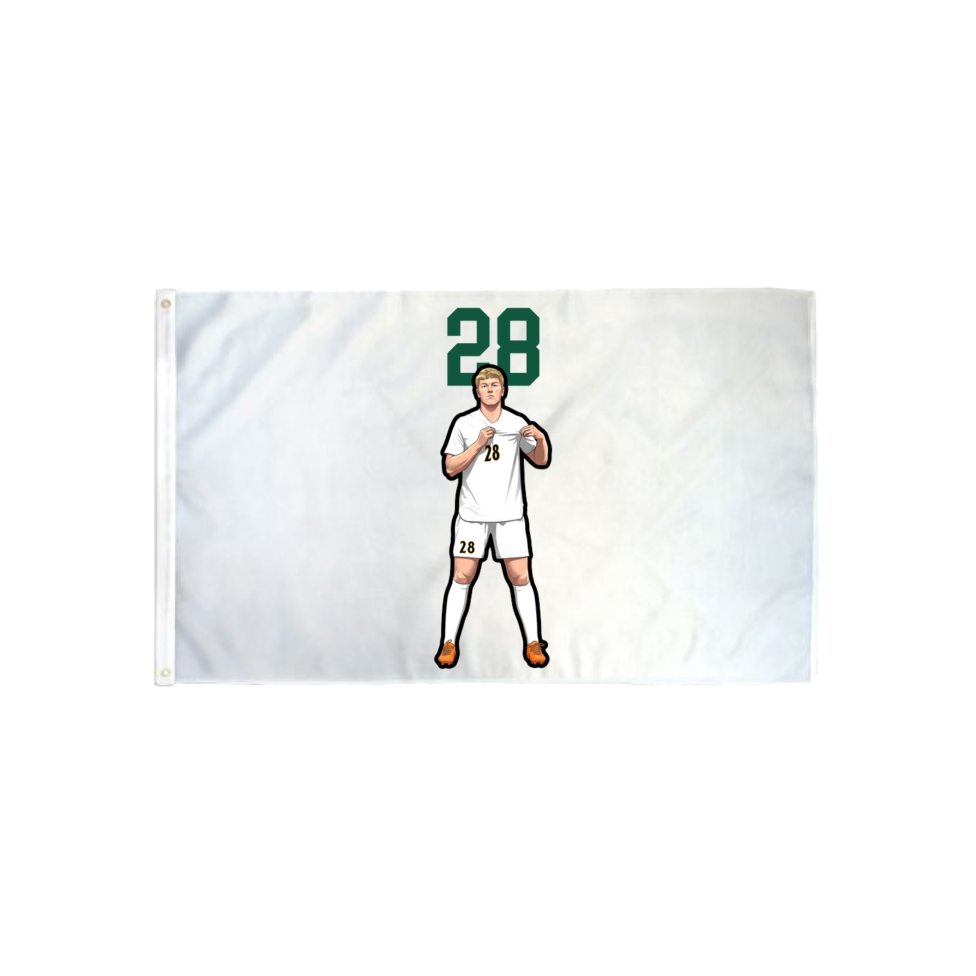 3x5 Flag — Number Top in Classic