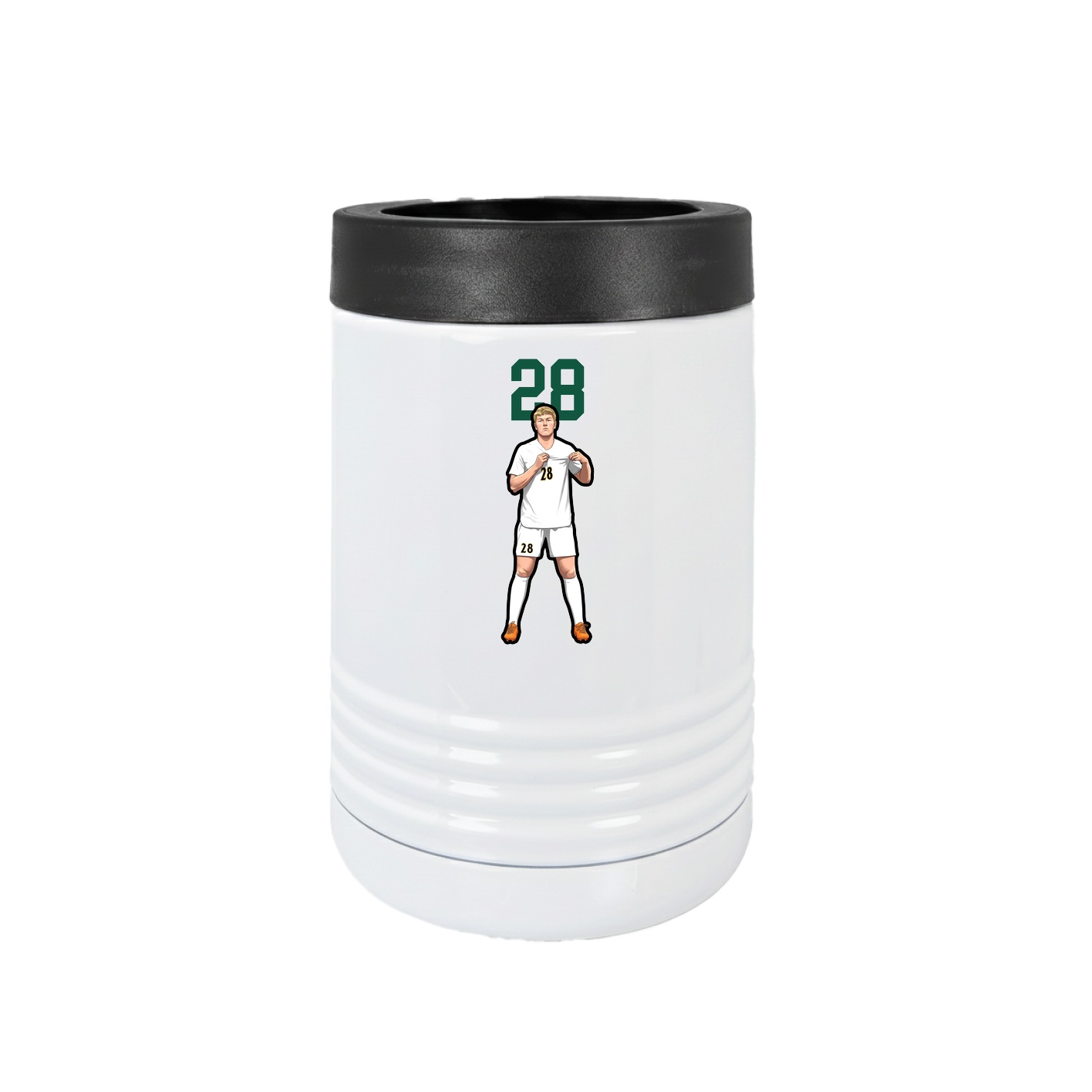 Beverage Holder — Number Top in White