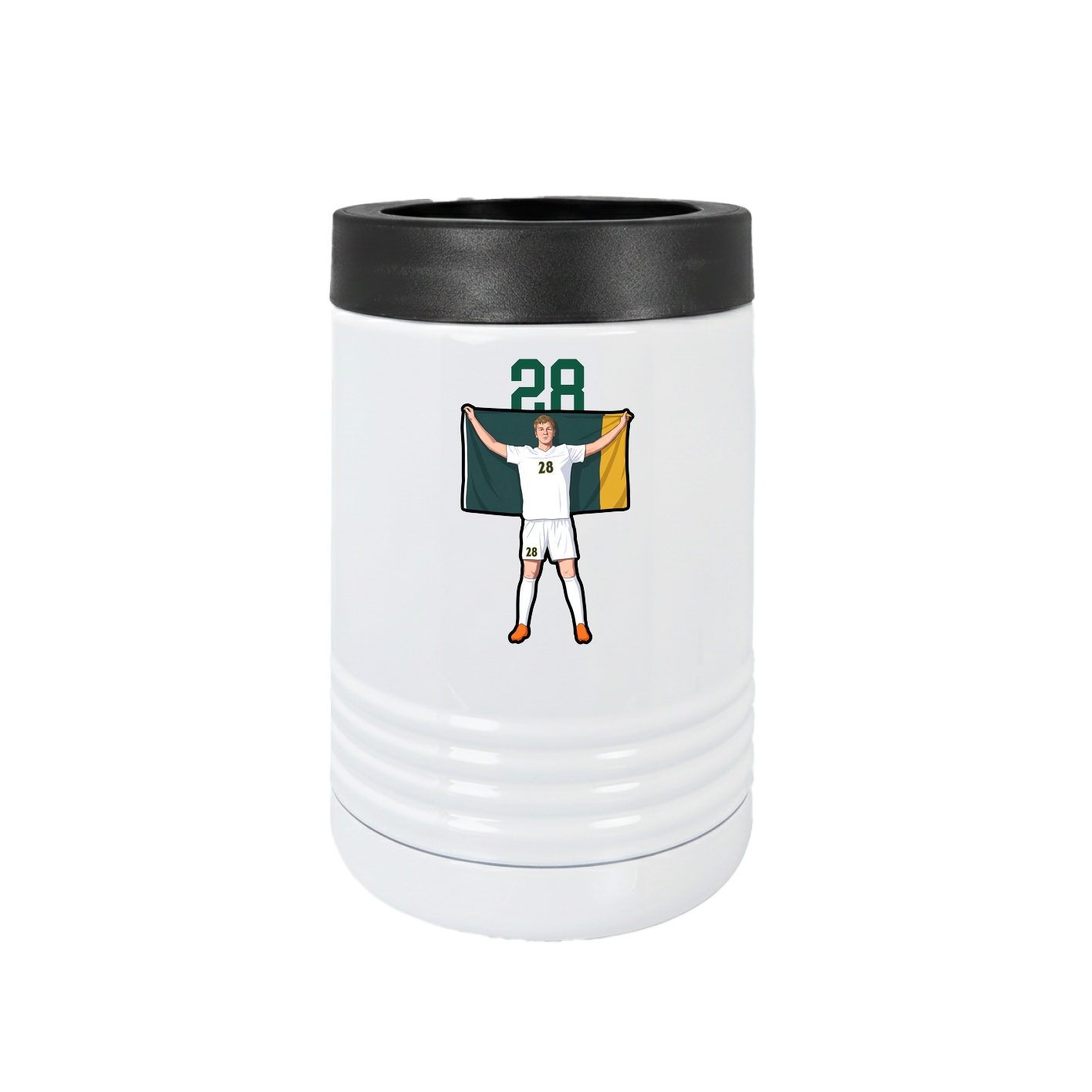 Beverage Holder — Number Top in White