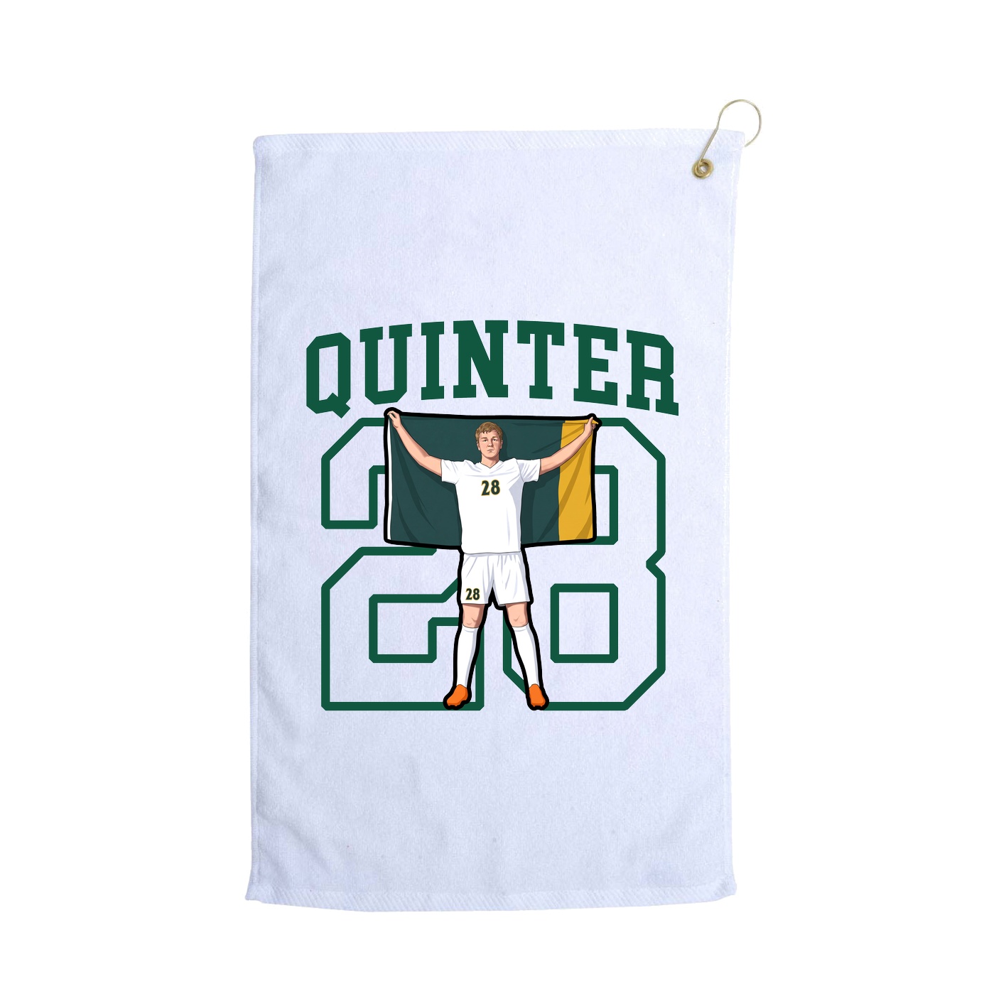 Golf Towel — Shirsey in White