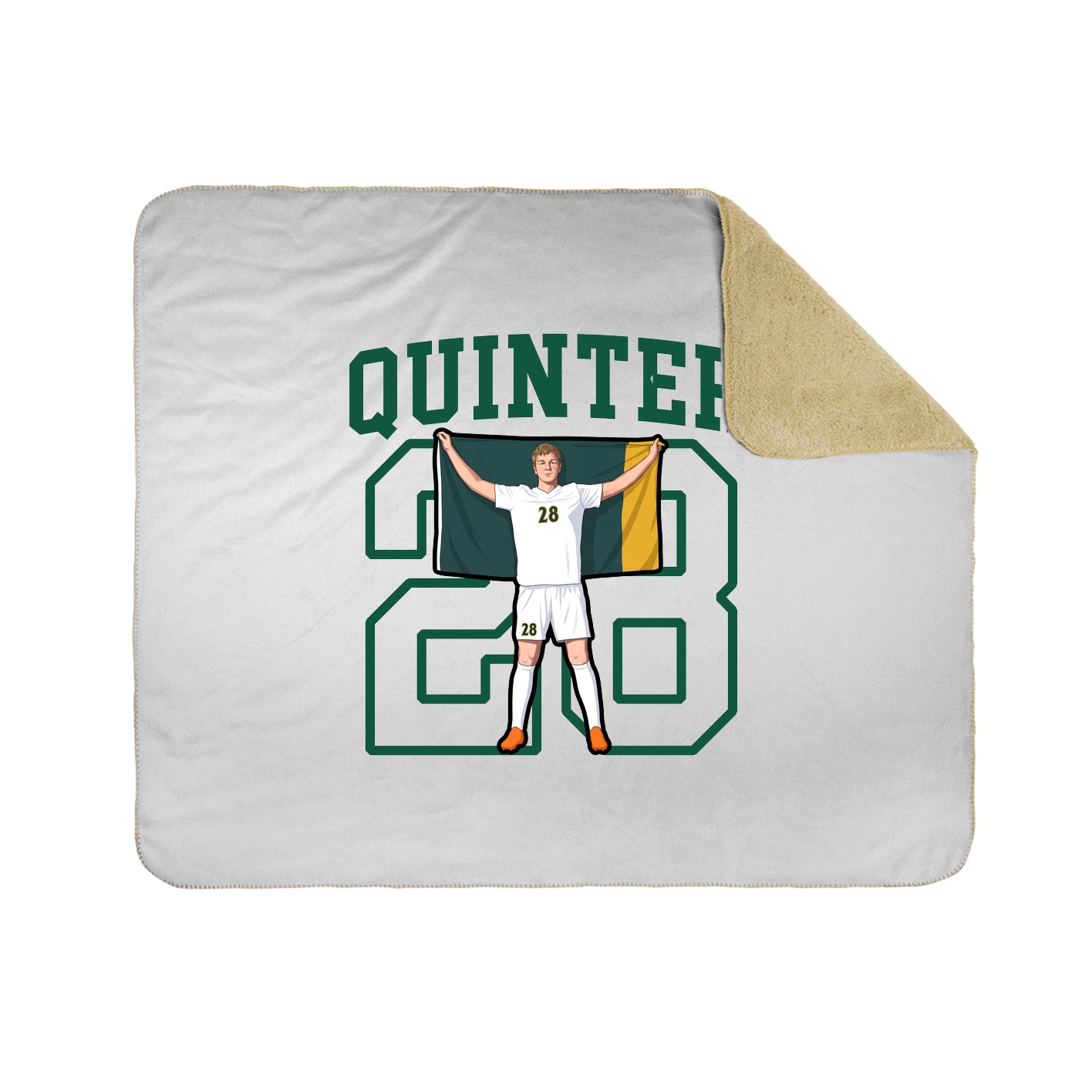 Throw Blanket — Shirsey in White