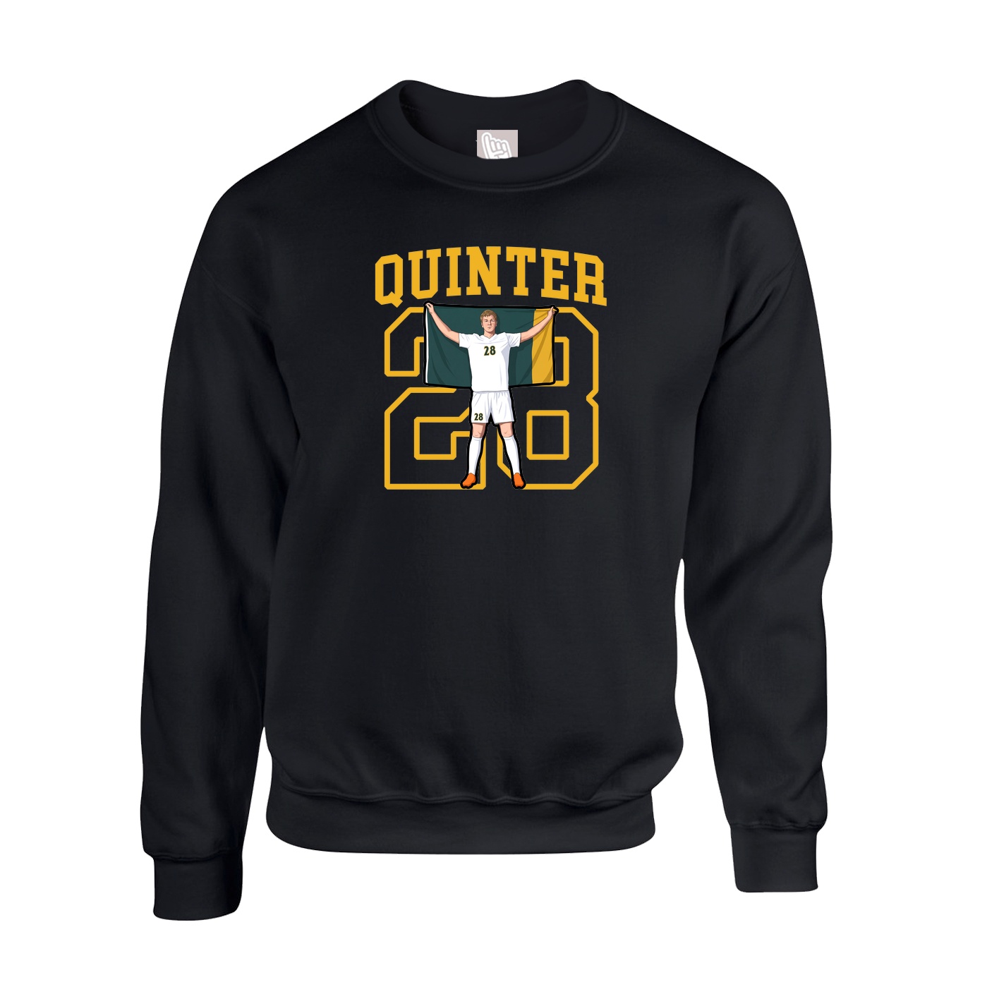Fleece Crew — Shirsey in Black