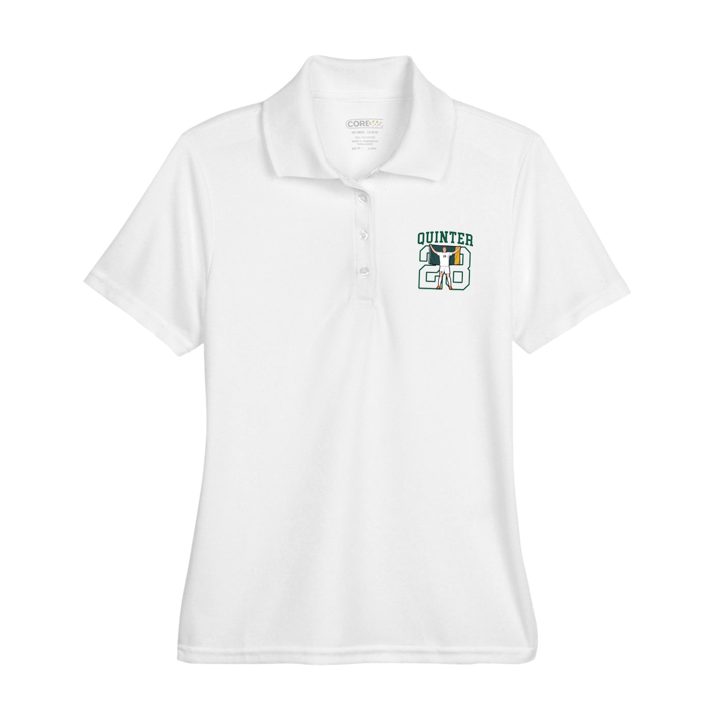 Womens Performance Polo — Shirsey in White