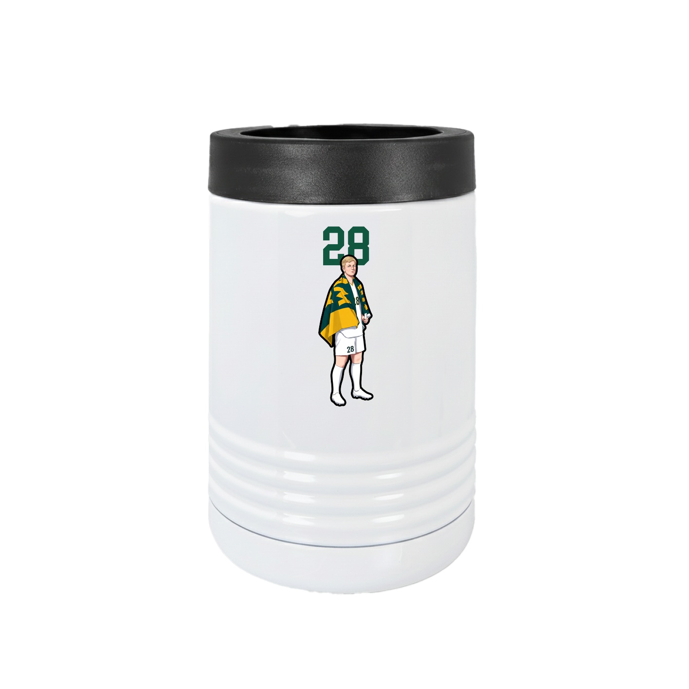 Beverage Holder — Number Top in White