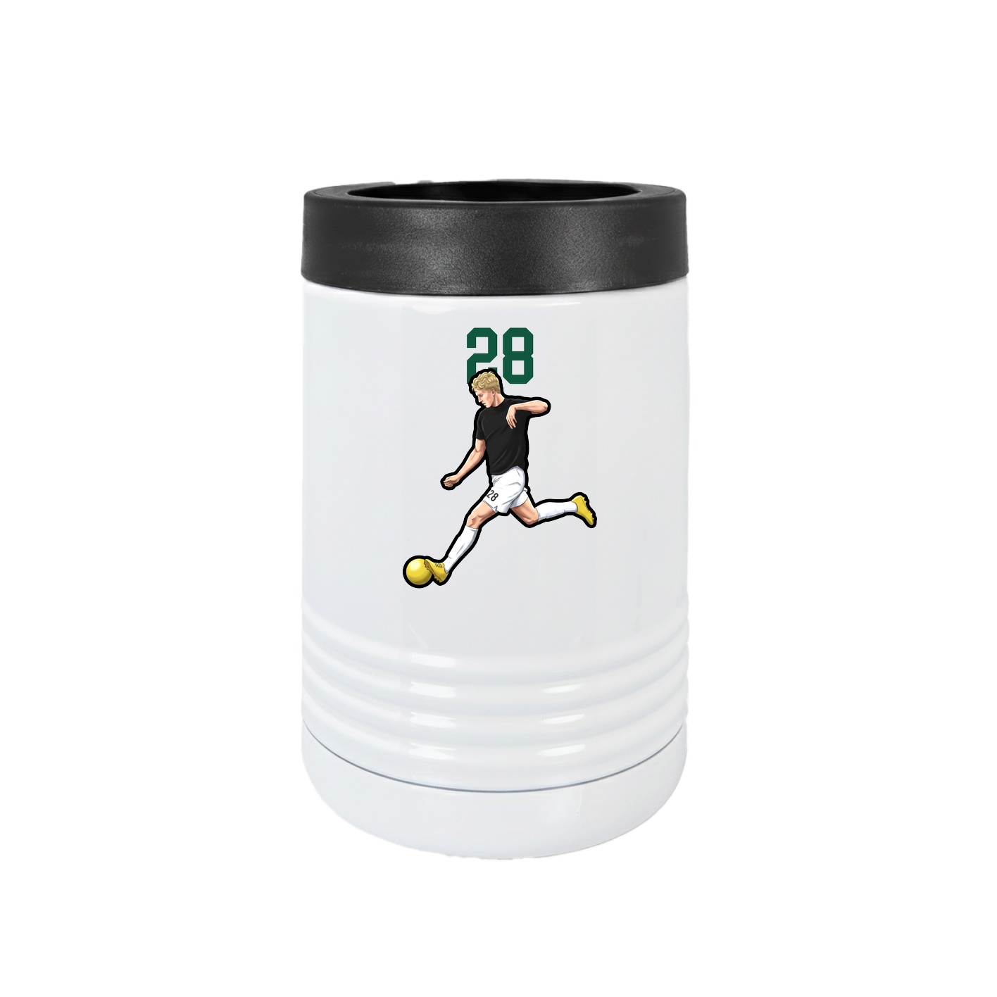 Beverage Holder — Number Top in White