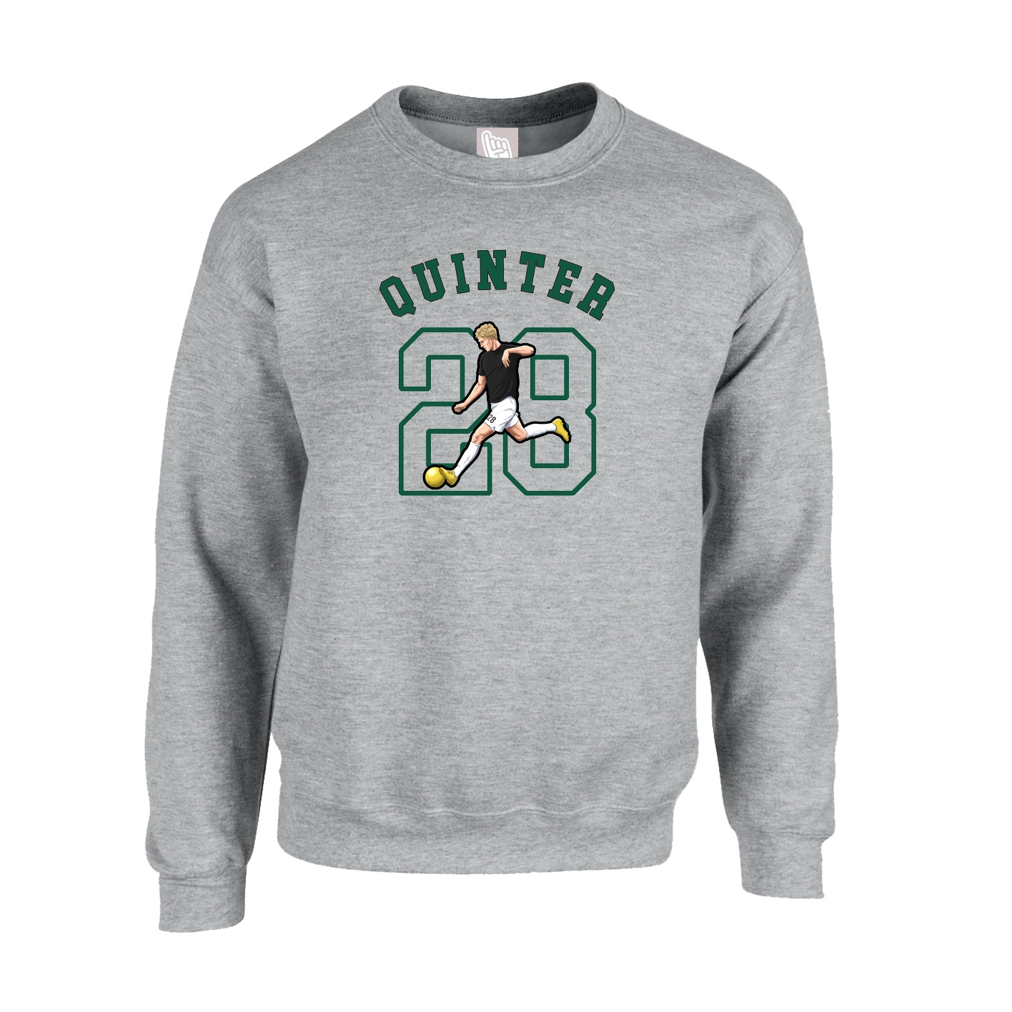 Fleece Crew — Shirsey Arch in Grey